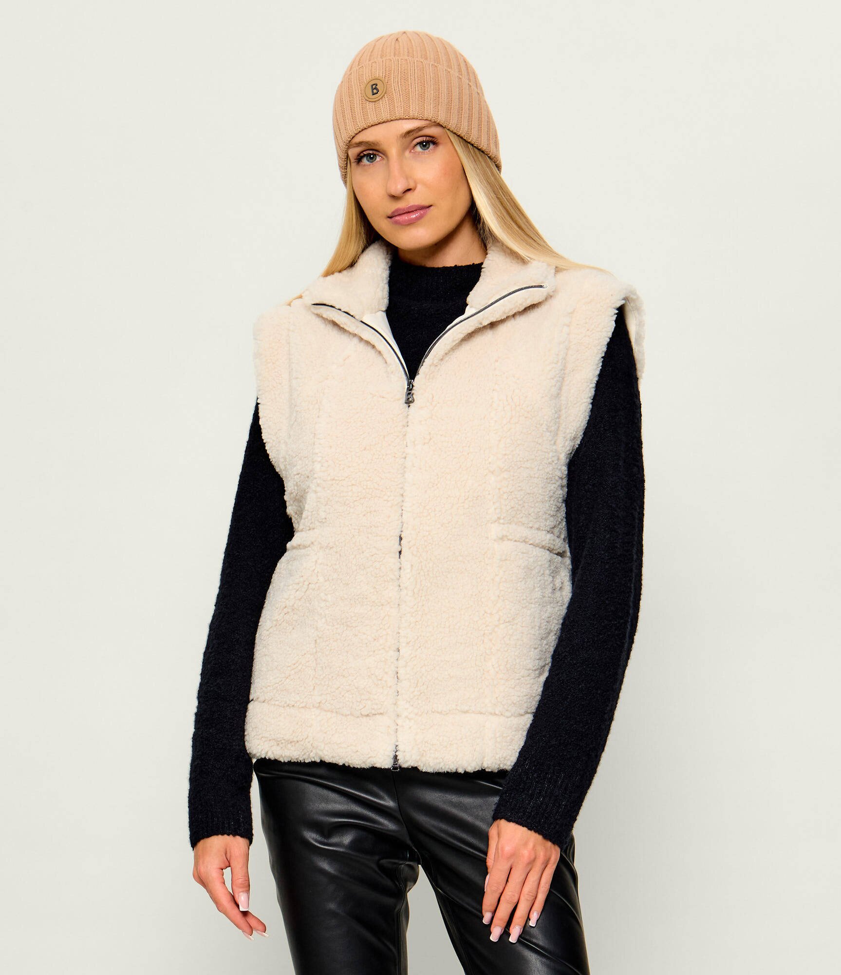 BOGNER Din fleece vestă Kylie | regular fit