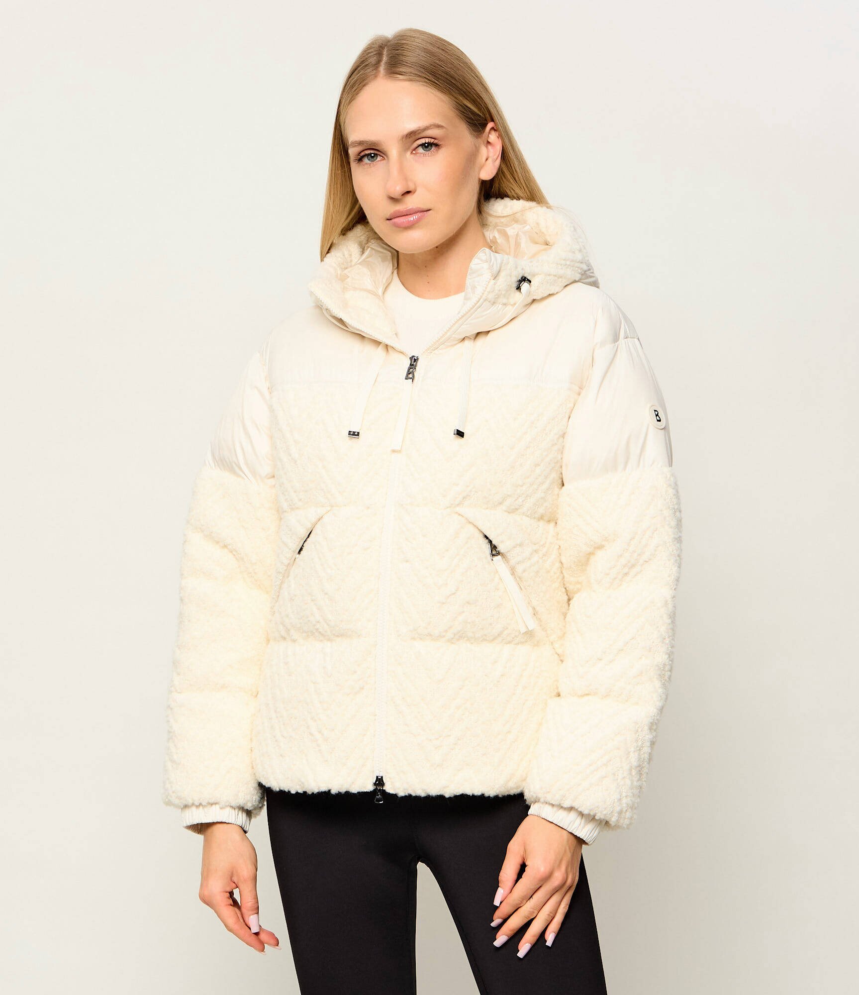 BOGNER Geacă de puf Vienna-D | shearling | regular fit cu adaos de lână