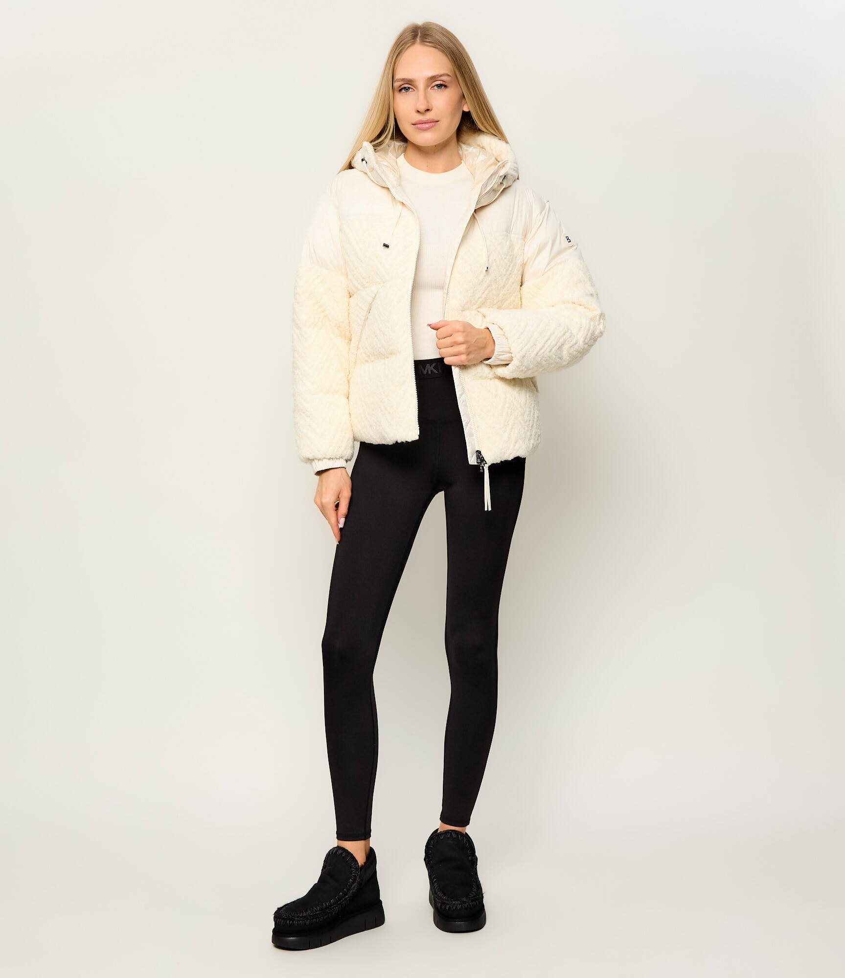 BOGNER Geacă de puf Vienna-D | shearling | regular fit cu adaos de lână