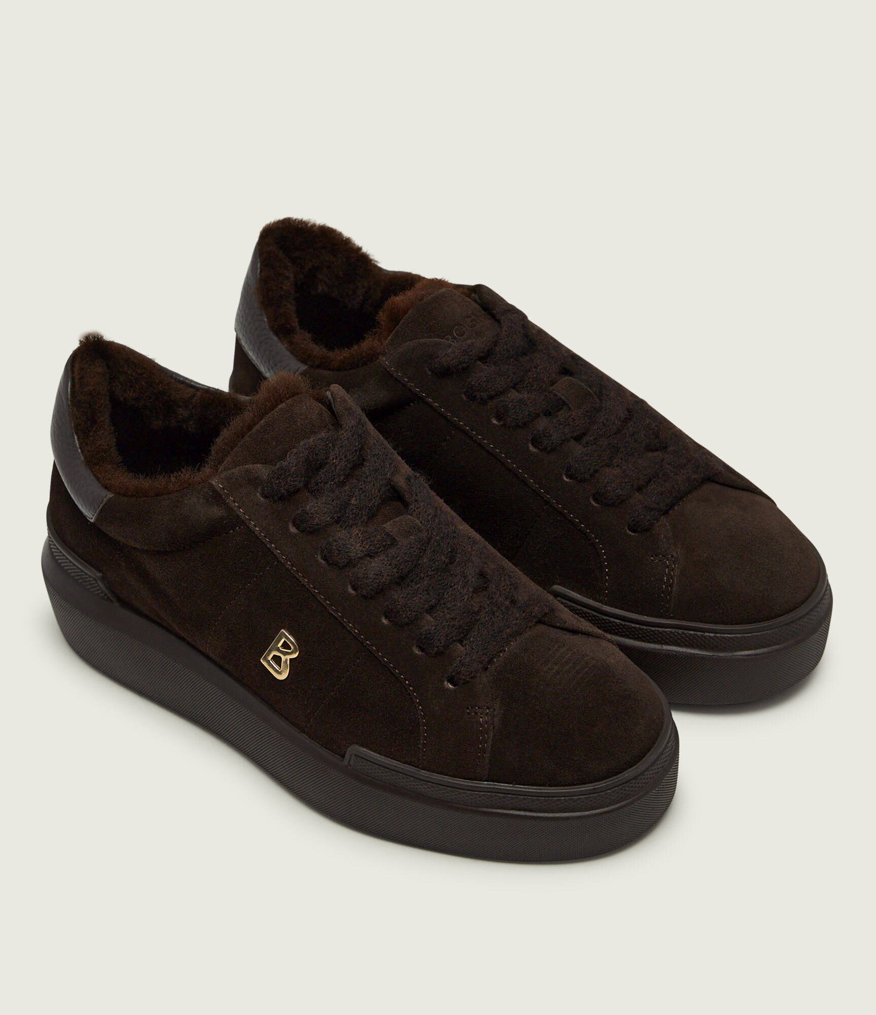 BOGNER Sneakers Hollywood 32 A | shearling | piele întoarsă