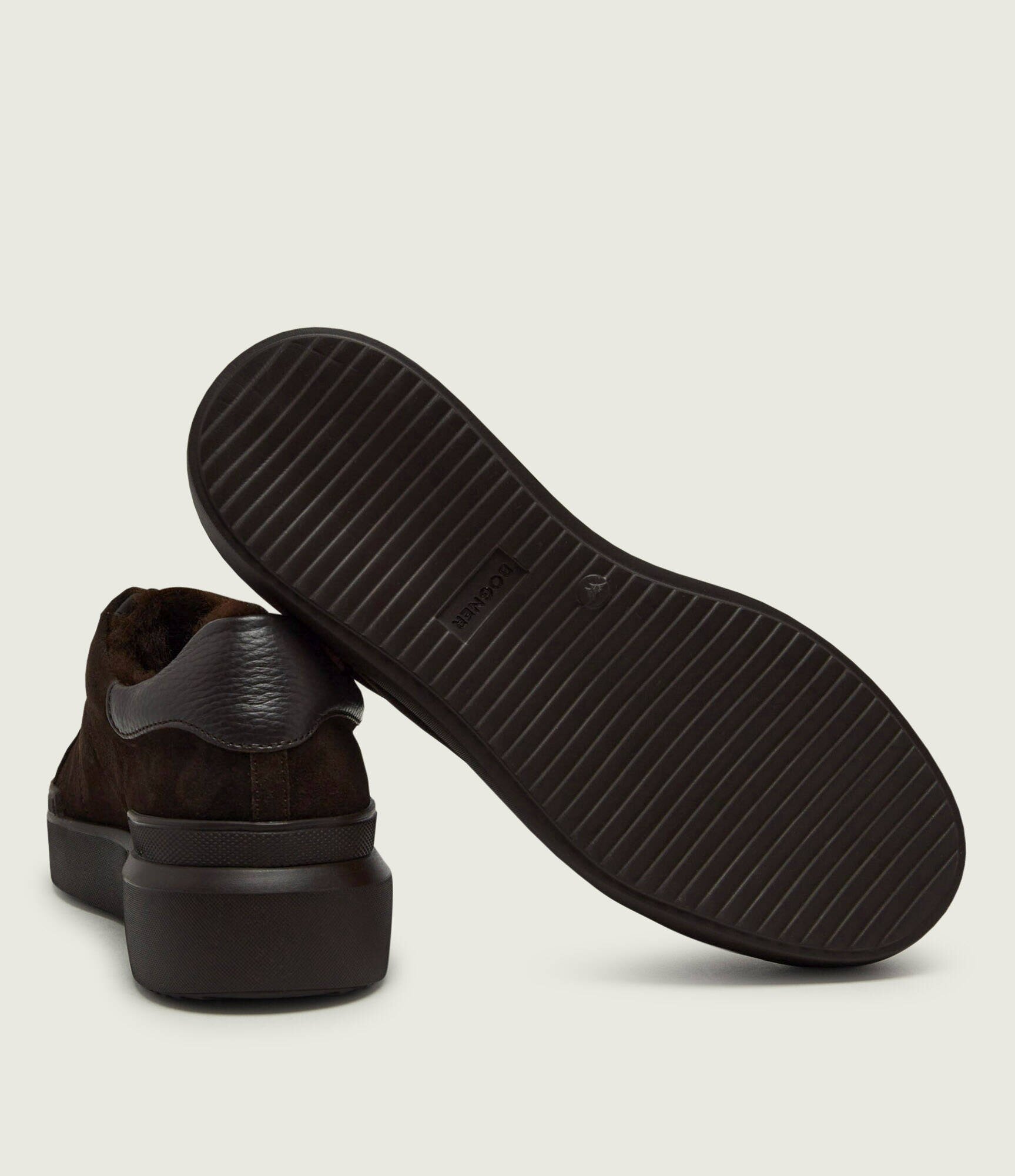 BOGNER Sneakers Hollywood 32 A | shearling | piele întoarsă