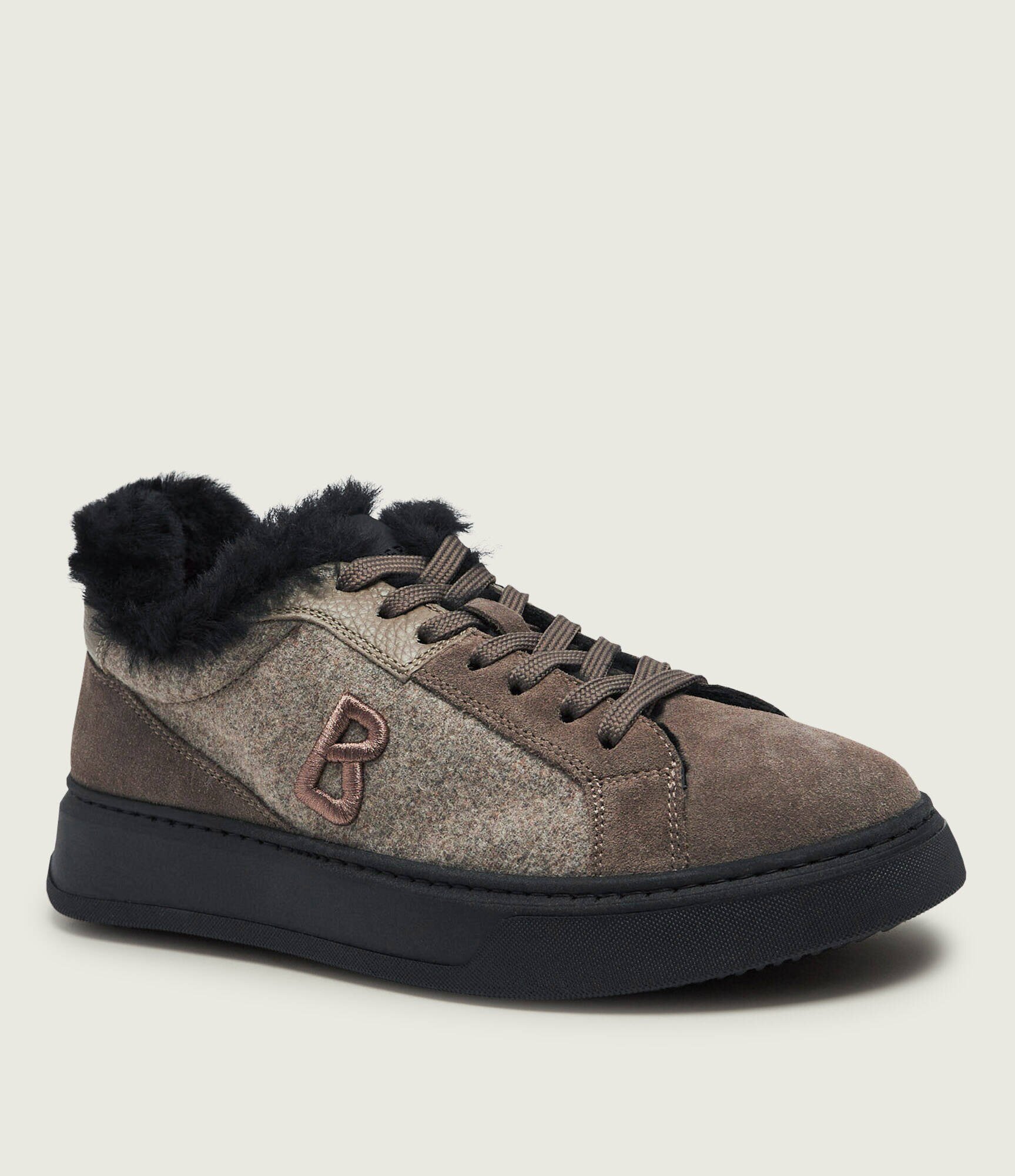 BOGNER Sneakers Milan 33| shearling | piele întoarsă (zamsz) | cu adaos de lână