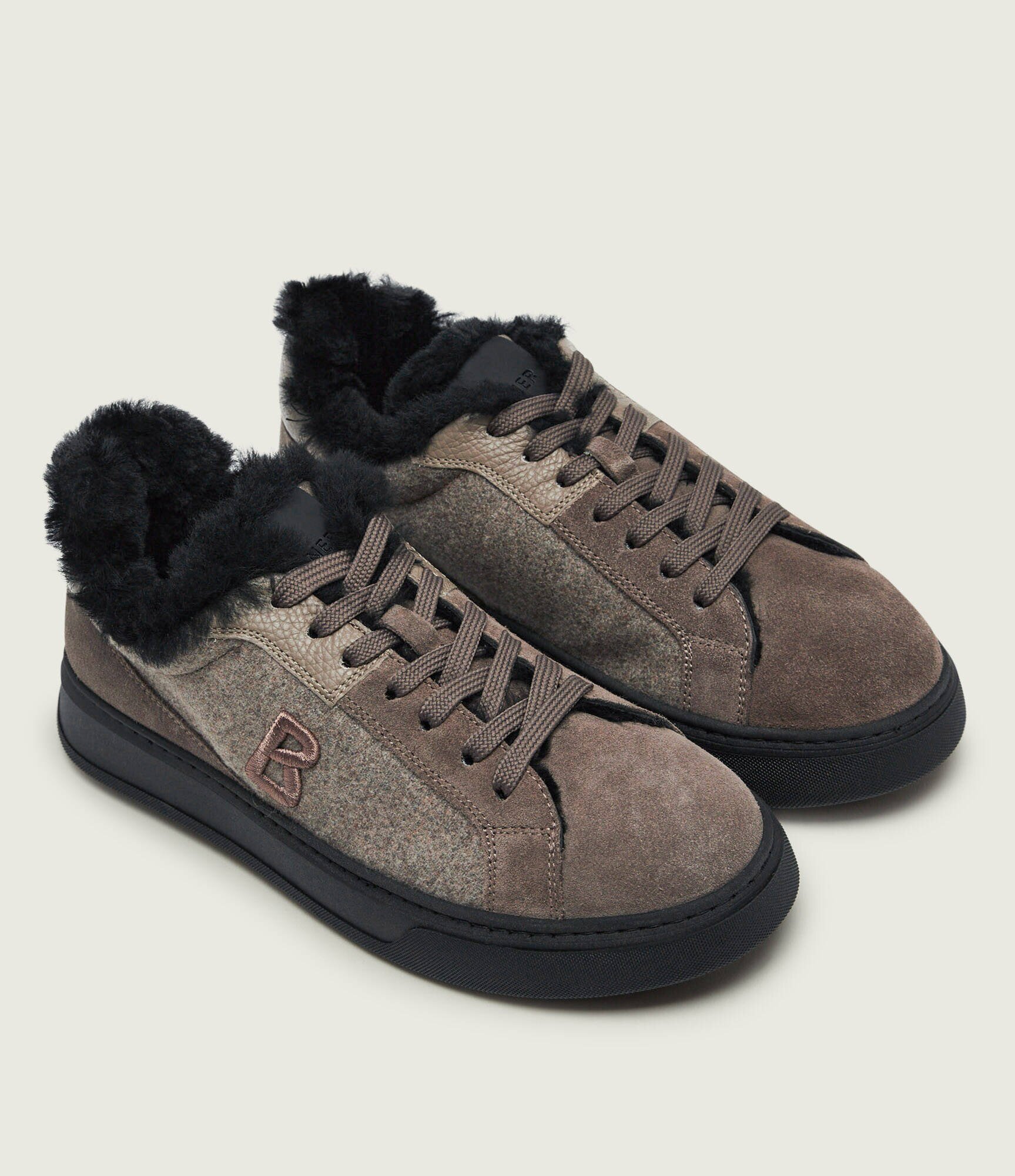 BOGNER Sneakers Milan 33| shearling | piele întoarsă (zamsz) | cu adaos de lână