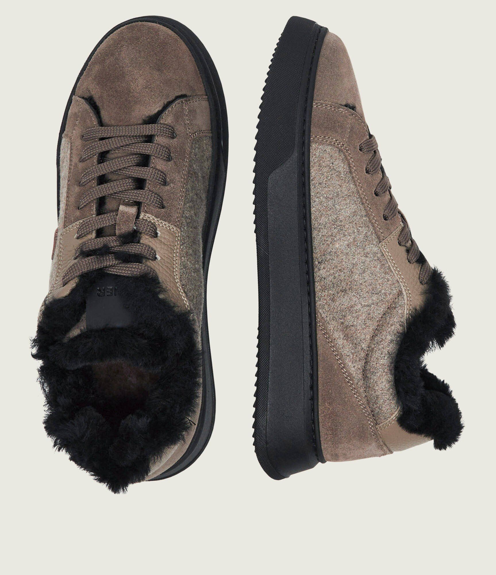 BOGNER Sneakers Milan 33| shearling | piele întoarsă (zamsz) | cu adaos de lână