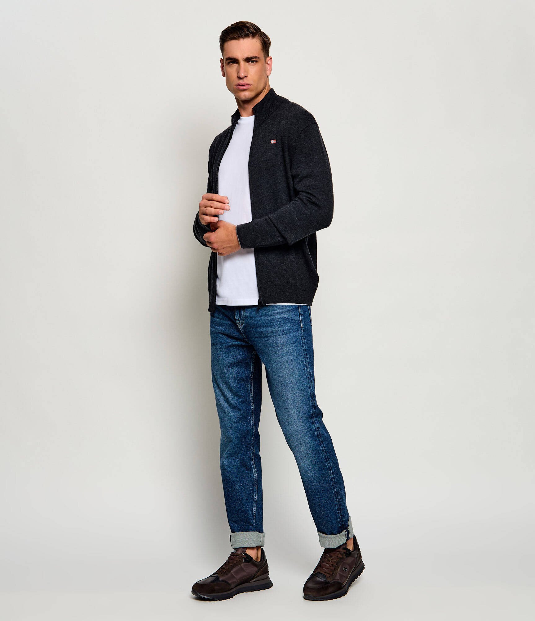 BOGNER Sneakers Newport 15 B | piele întoarsă
