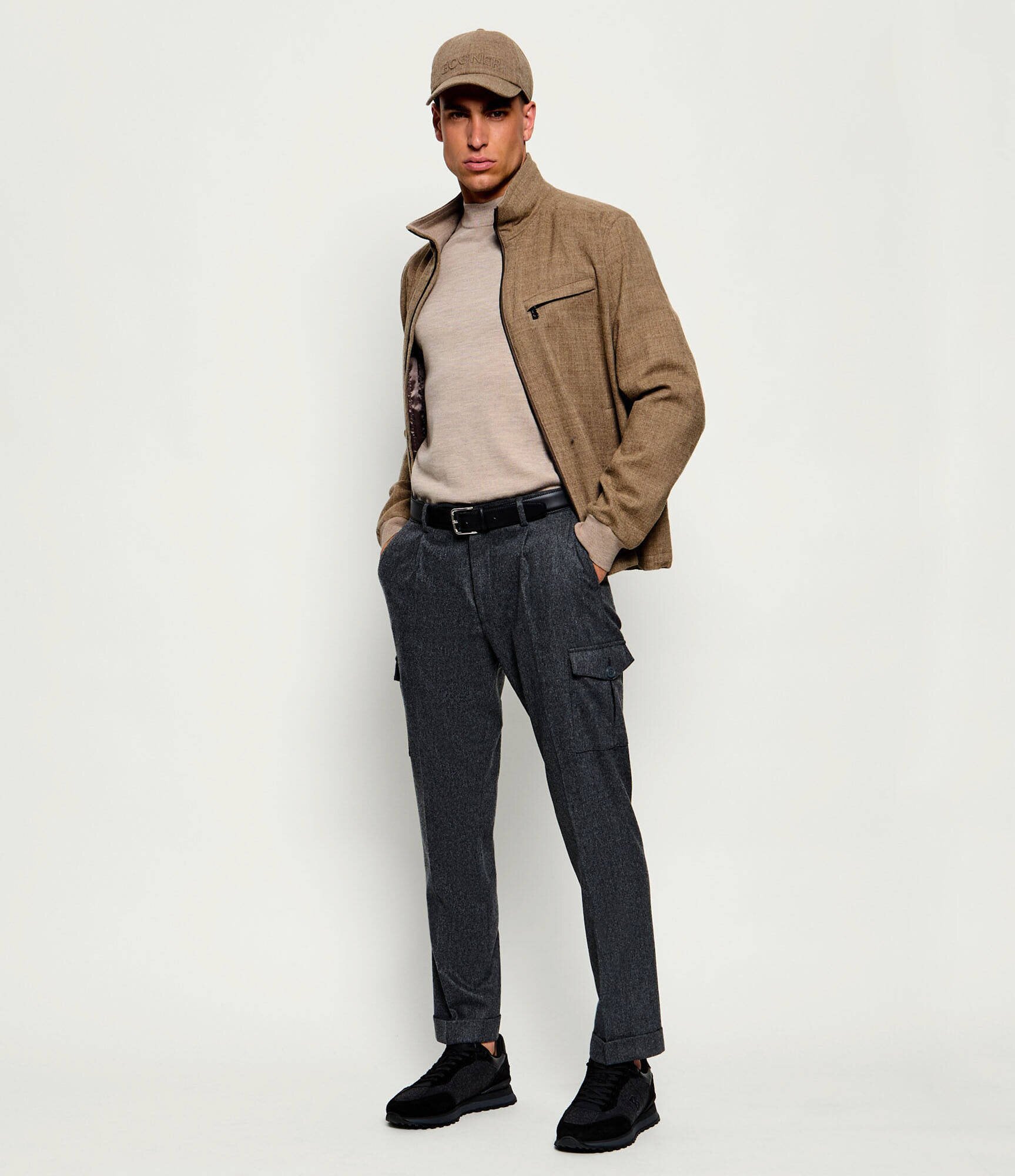 BOGNER Sneakers Newport 17 | piele întoarsă (zamsz) | cu adaos de lână