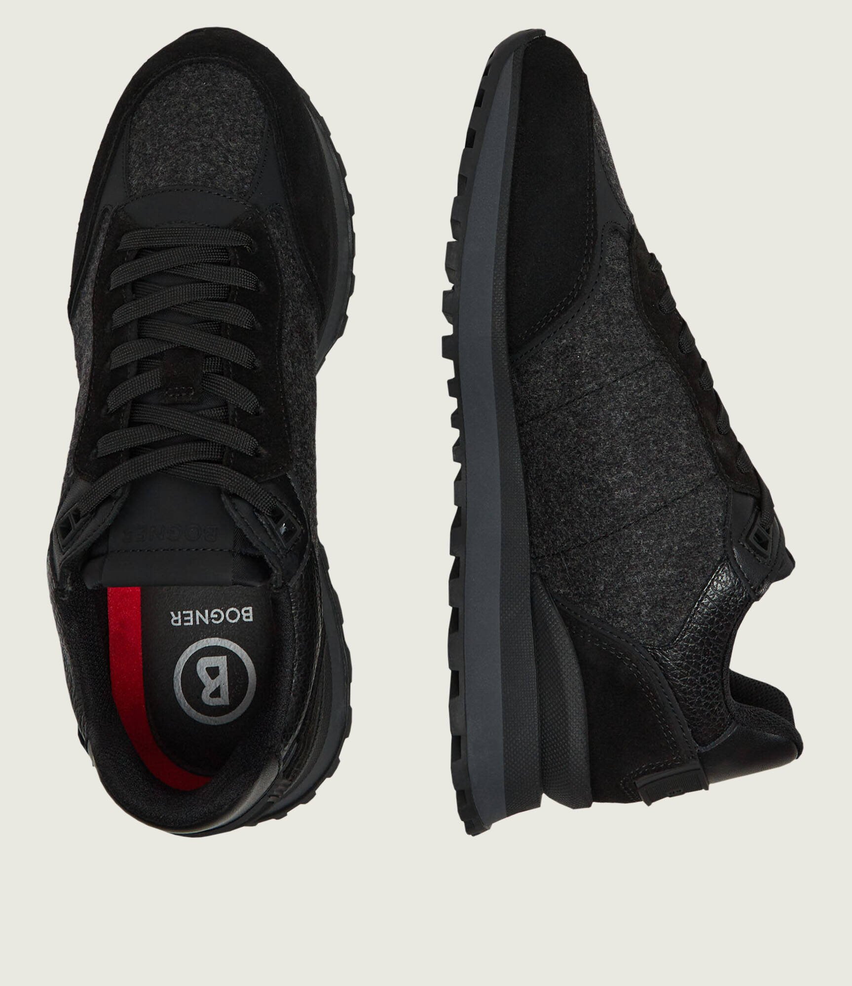 BOGNER Sneakers Newport 17 | piele întoarsă (zamsz) | cu adaos de lână