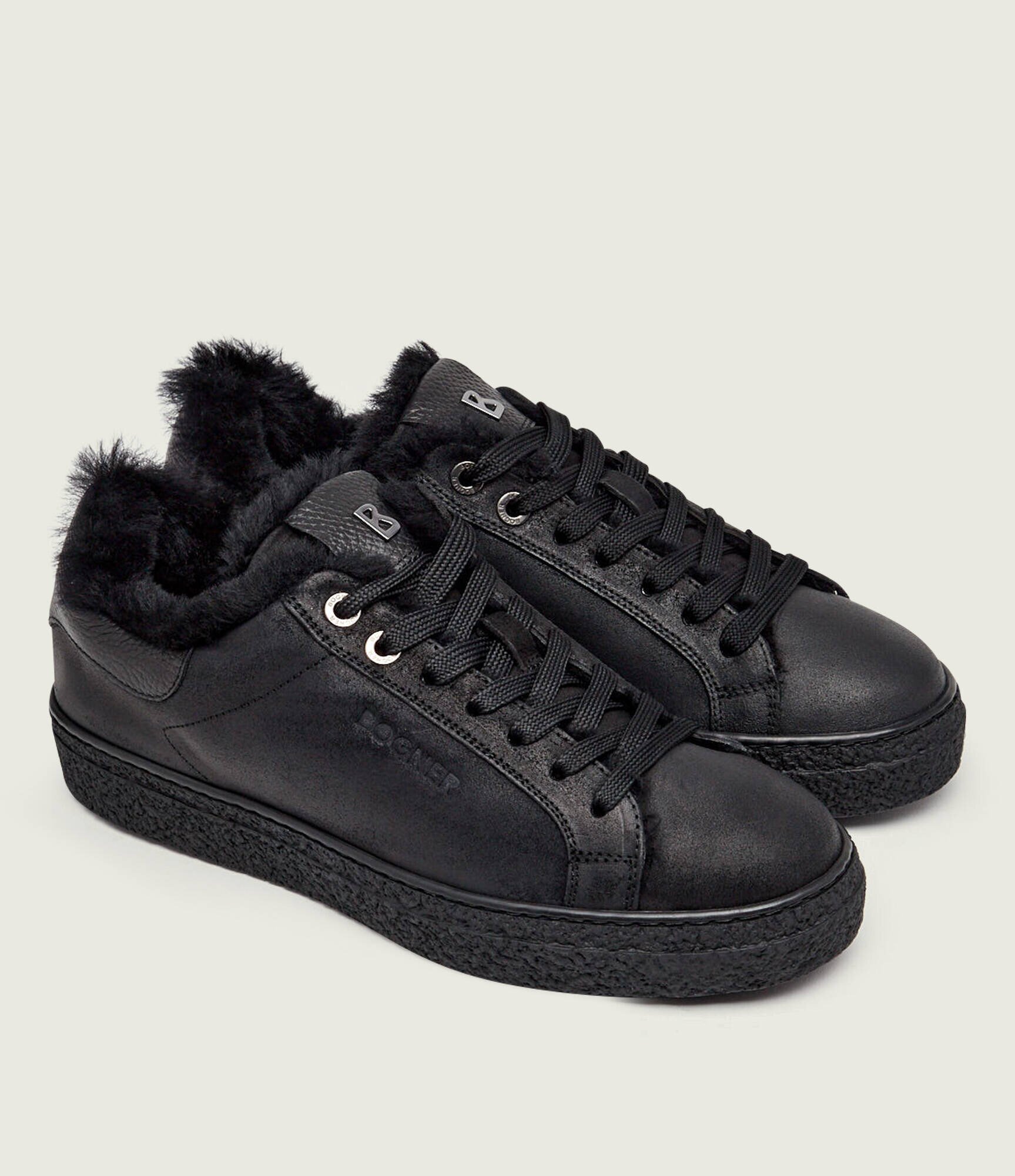 BOGNER Teniși din piele Cleveland 10 | shearling cu adaos de lână