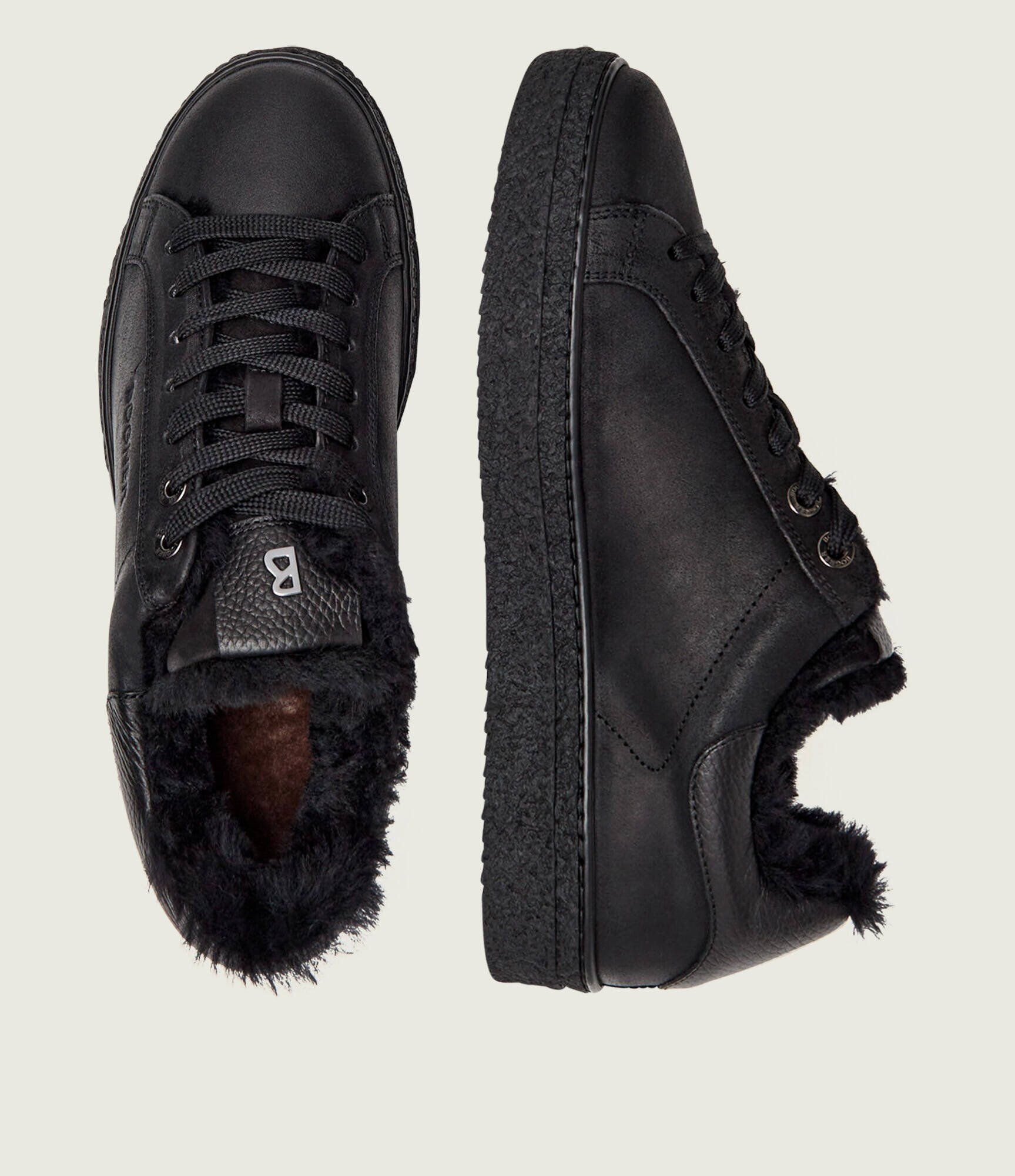 BOGNER Teniși din piele Cleveland 10 | shearling cu adaos de lână
