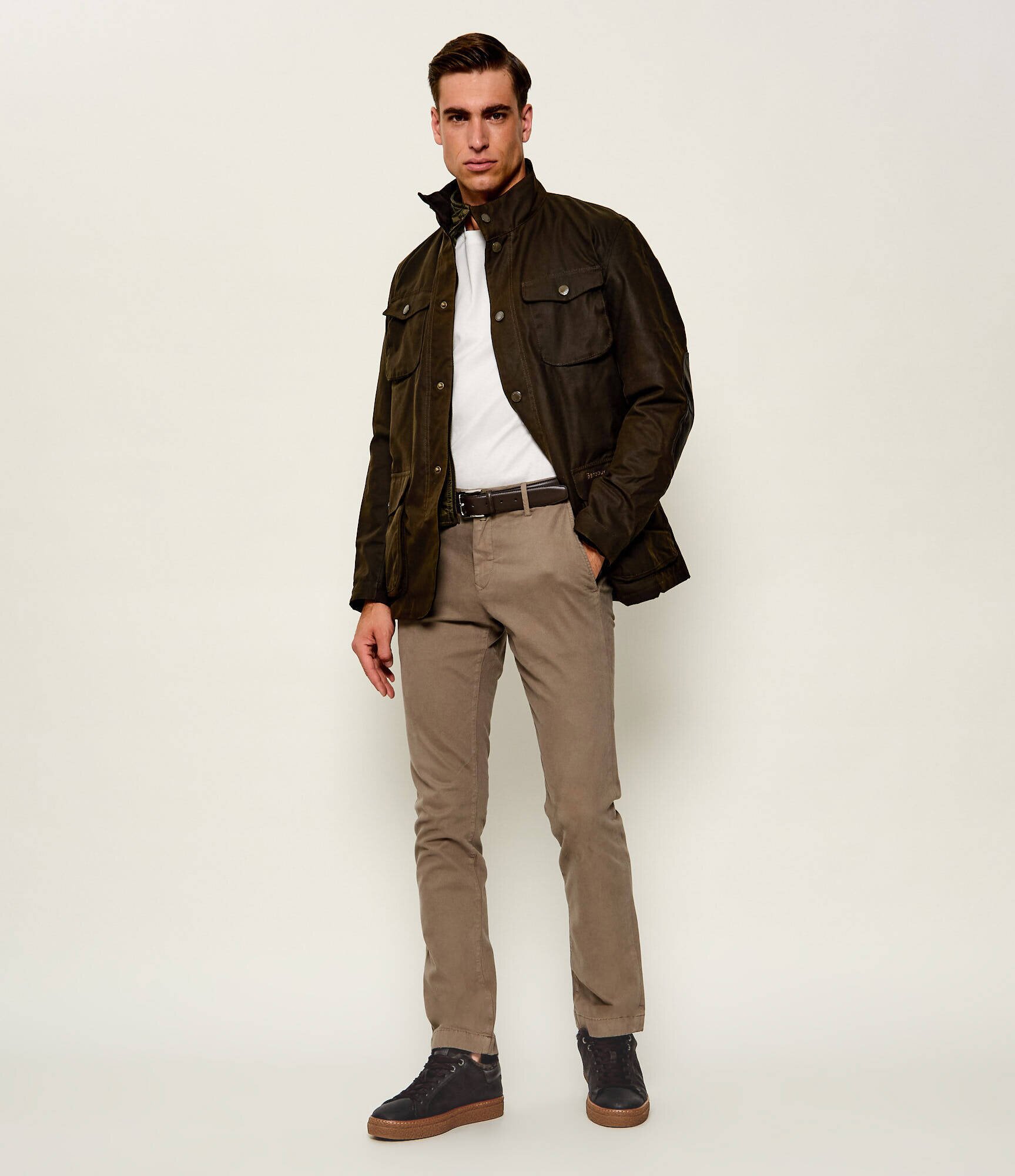BOGNER Teniși din piele Cleveland 10 | shearling cu adaos de lână