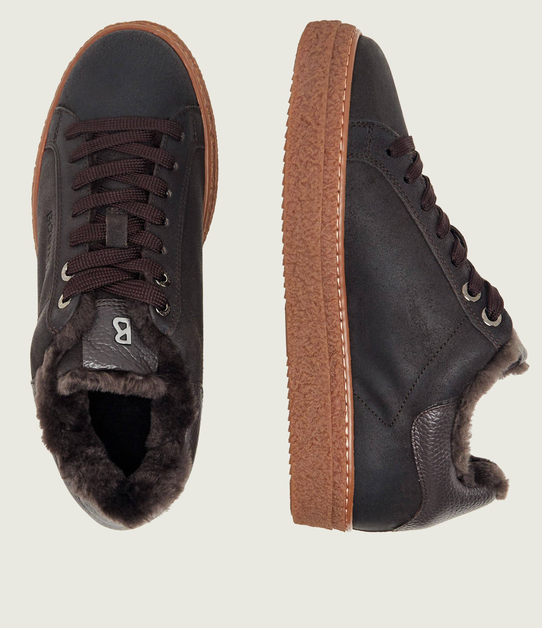 BOGNER Teniși din piele Cleveland 10 | shearling cu adaos de lână