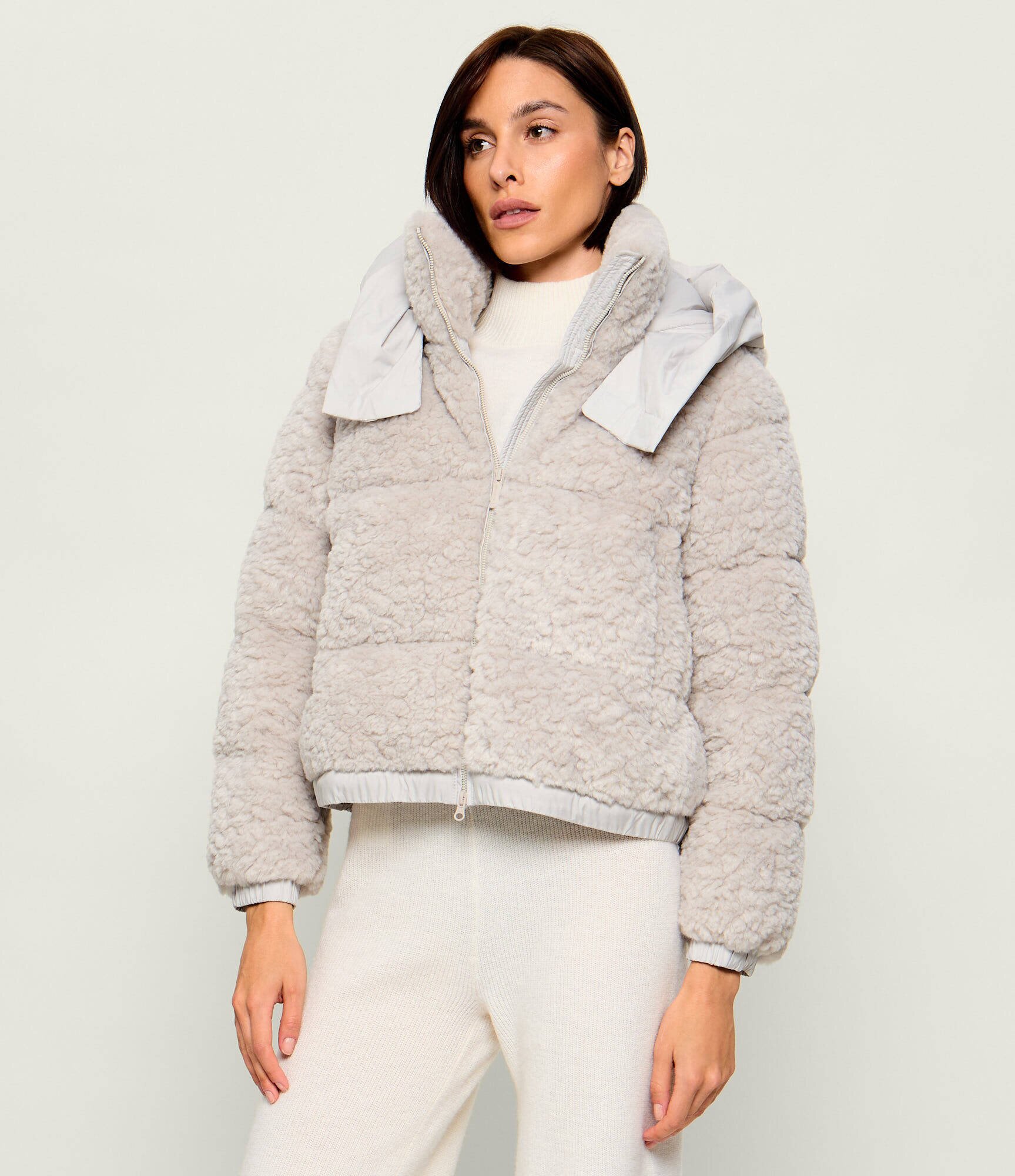 BOMBOOGIE Geacă | regular fit | shearling
