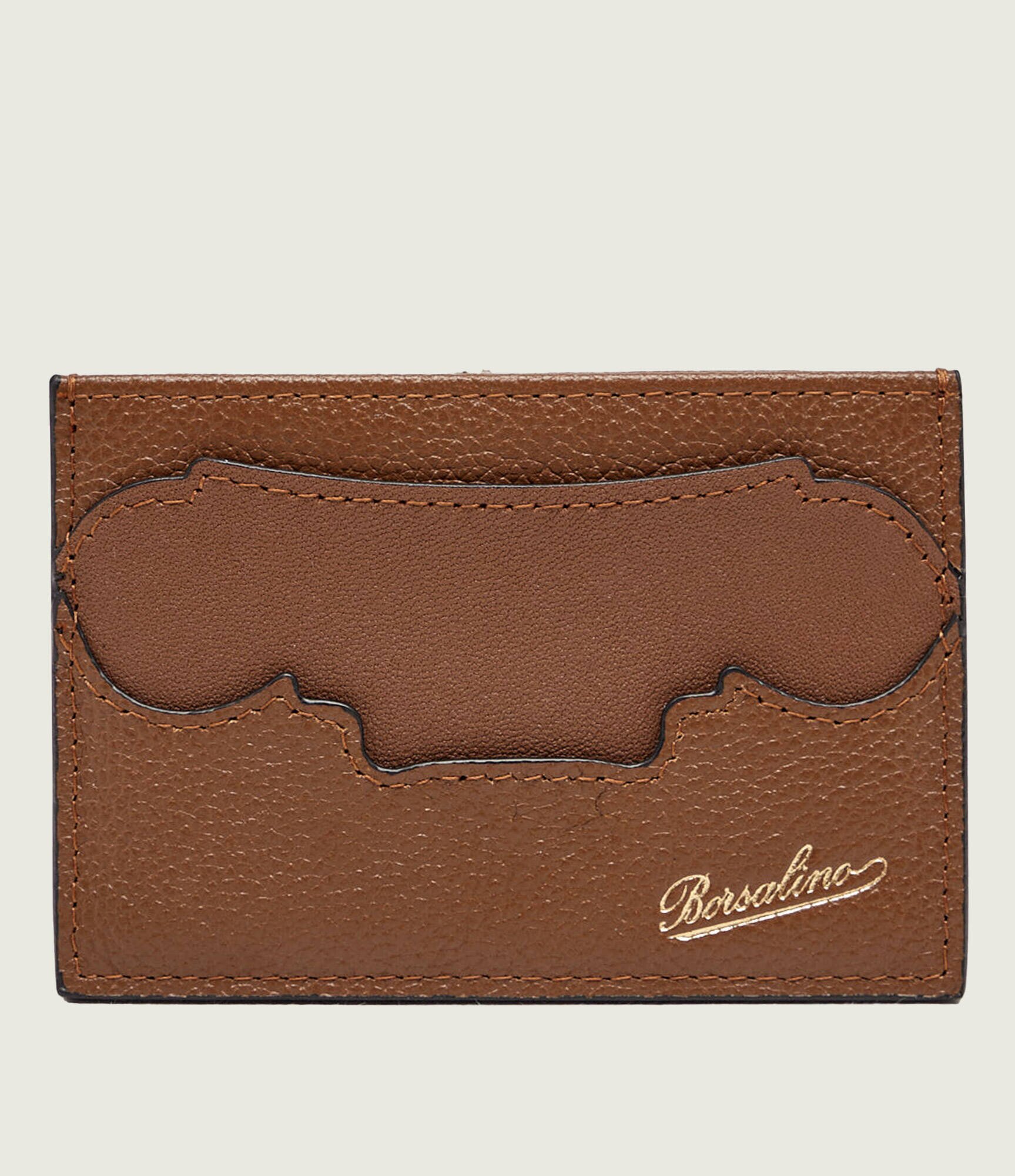 BORSALINO De piele husă pentru carduri