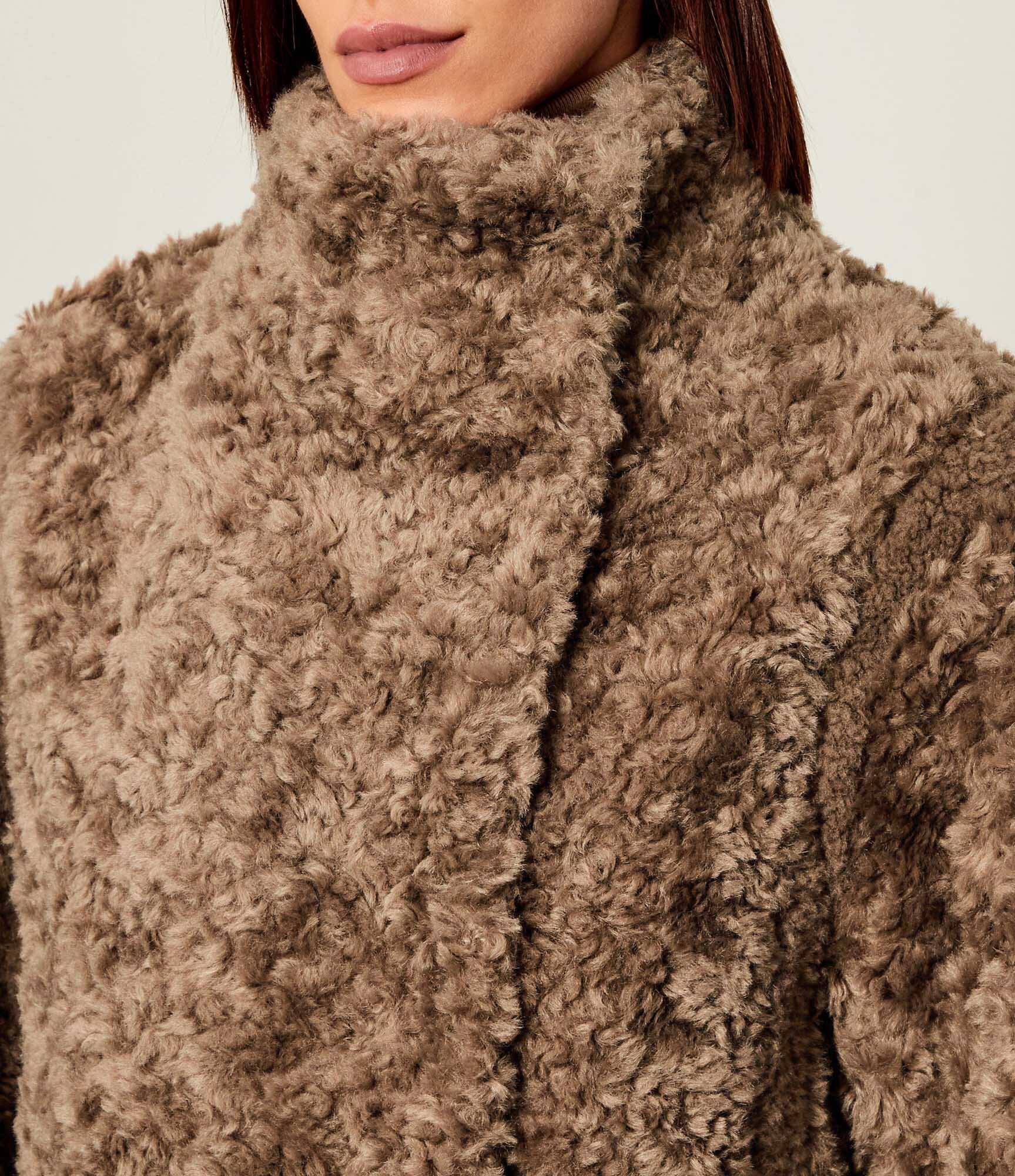BOSS BLACK Blană Citeddy |shearling cu adaos de lână