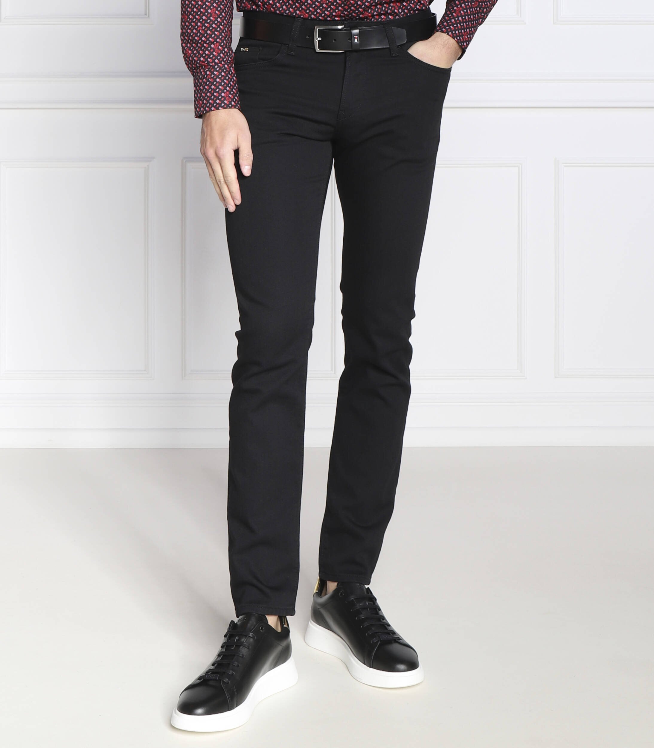 BOSS BLACK Blugi BOSS X LOONEY TUNES Delaware | Slim Fit cu adaos de cașmir