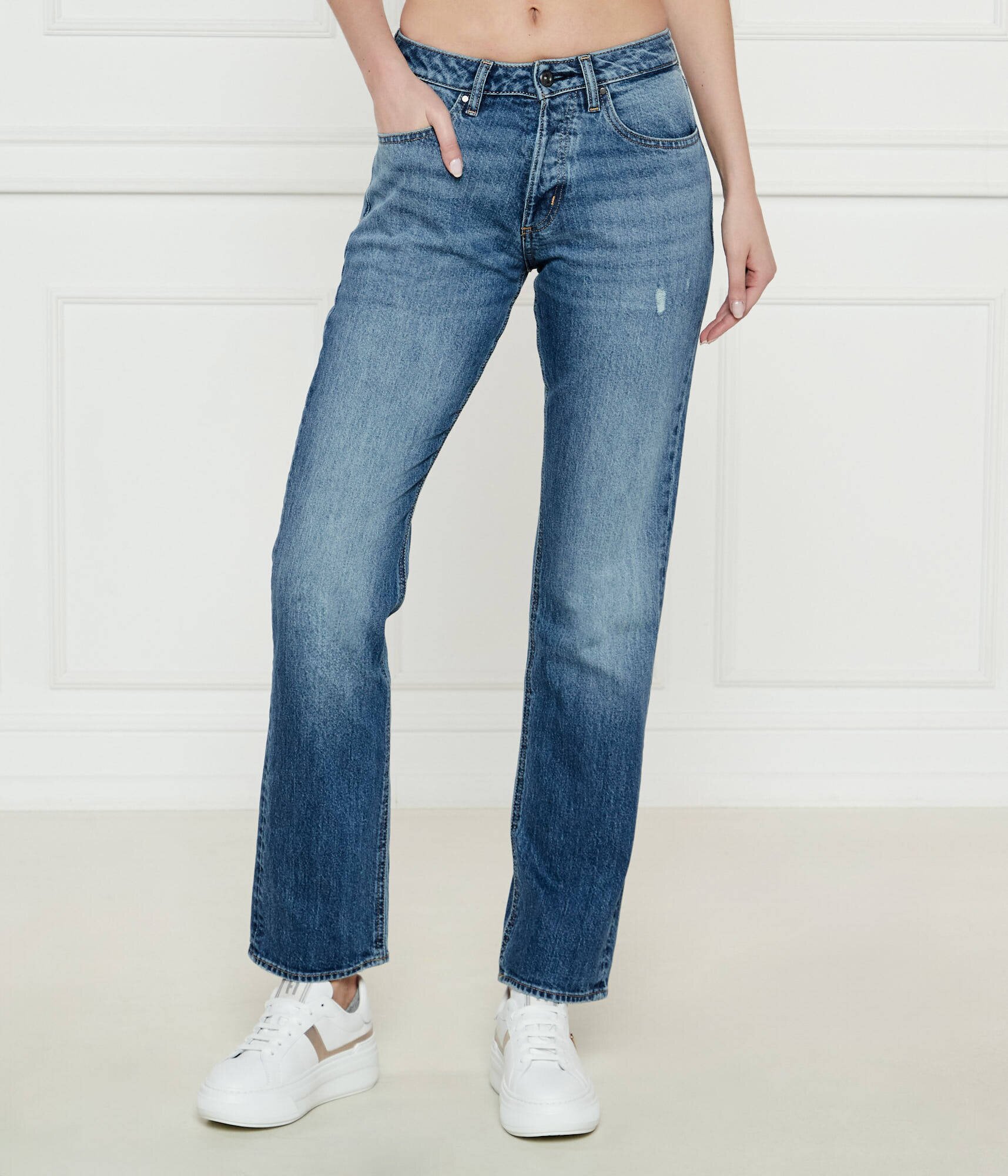 BOSS BLACK Blugi | Straight fit | high waist