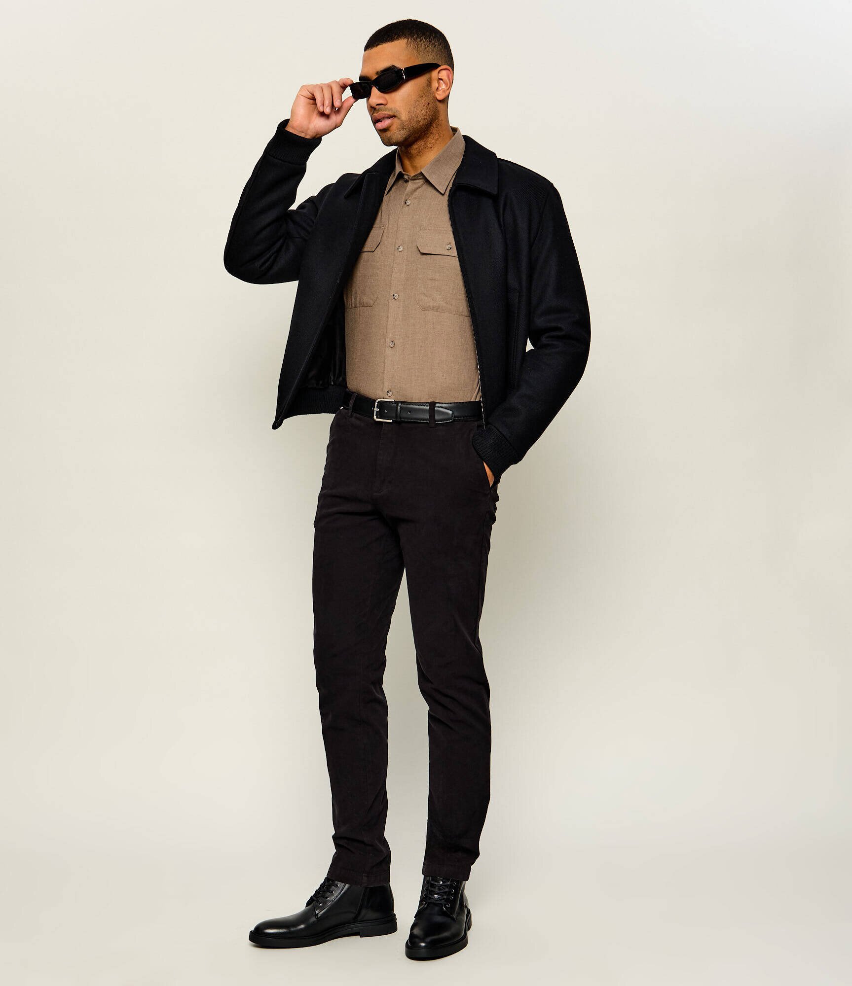 BOSS BLACK Cămașă C-Liam-Kb-2P-264 | regular fit cu adaos de lână