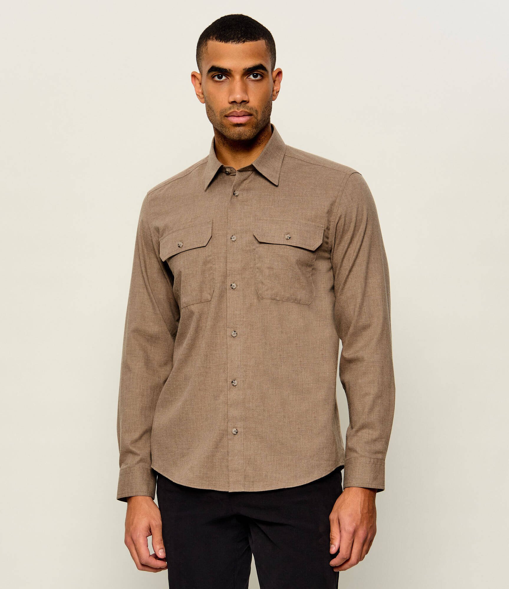 BOSS BLACK Cămașă C-Liam-Kb-2P-264 | regular fit cu adaos de lână