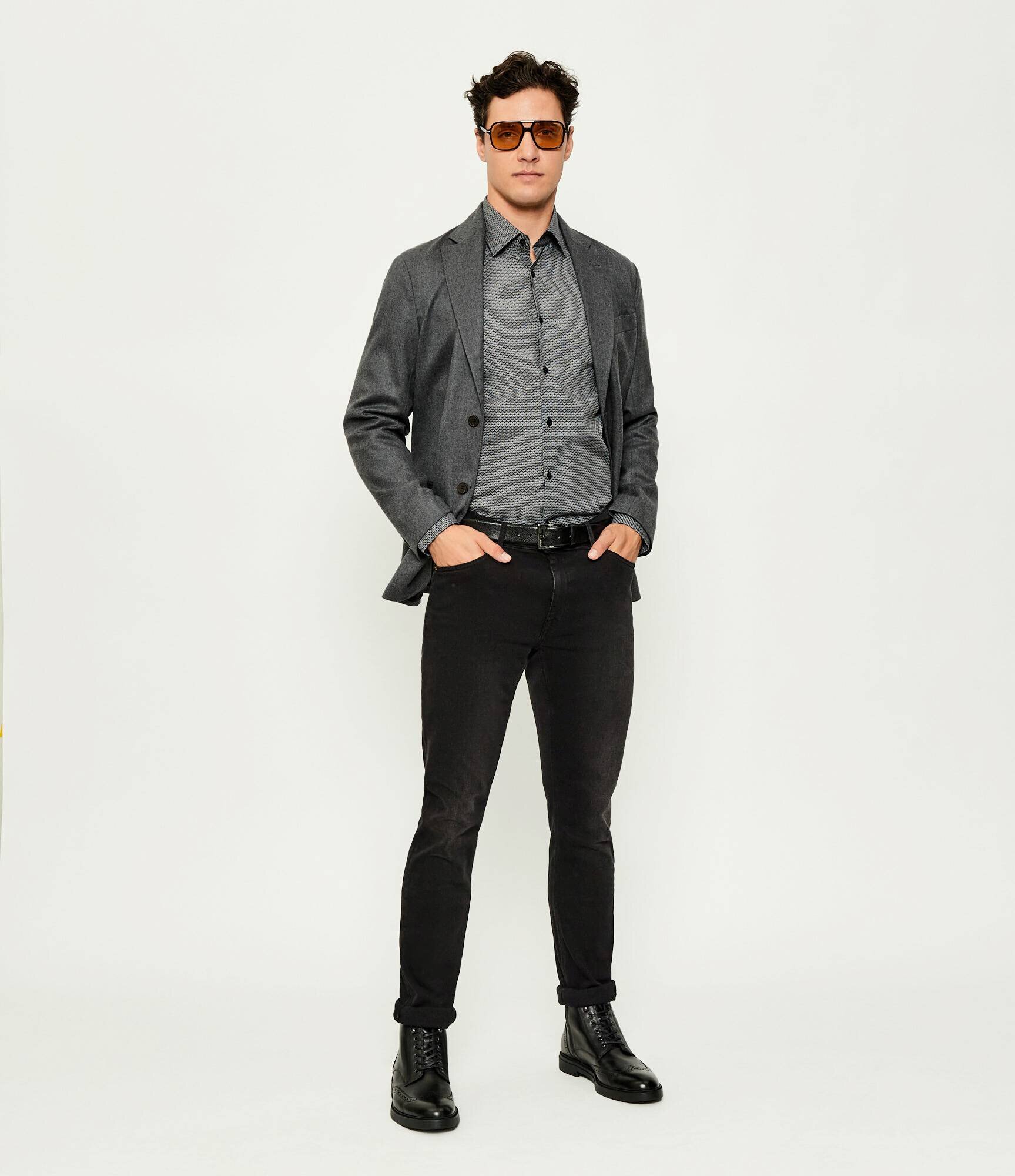 BOSS BLACK Cămașă H-HANK-kent-C1-214 | Slim Fit