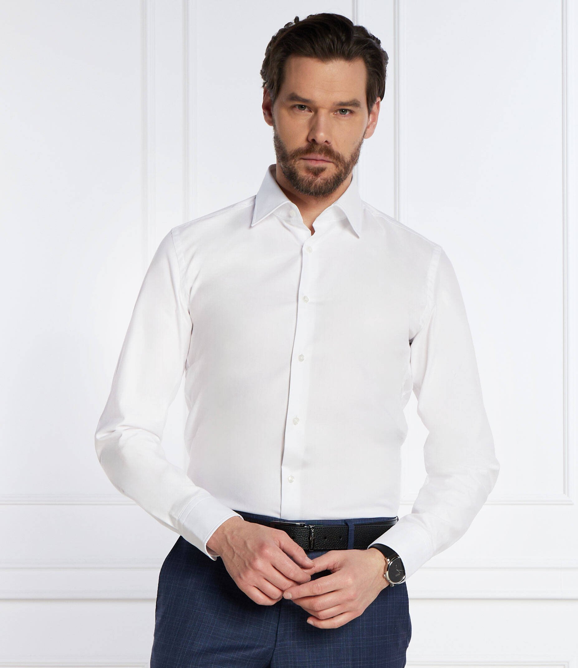 BOSS BLACK Cămașă H-HANK-kent-C1-214 | Slim Fit