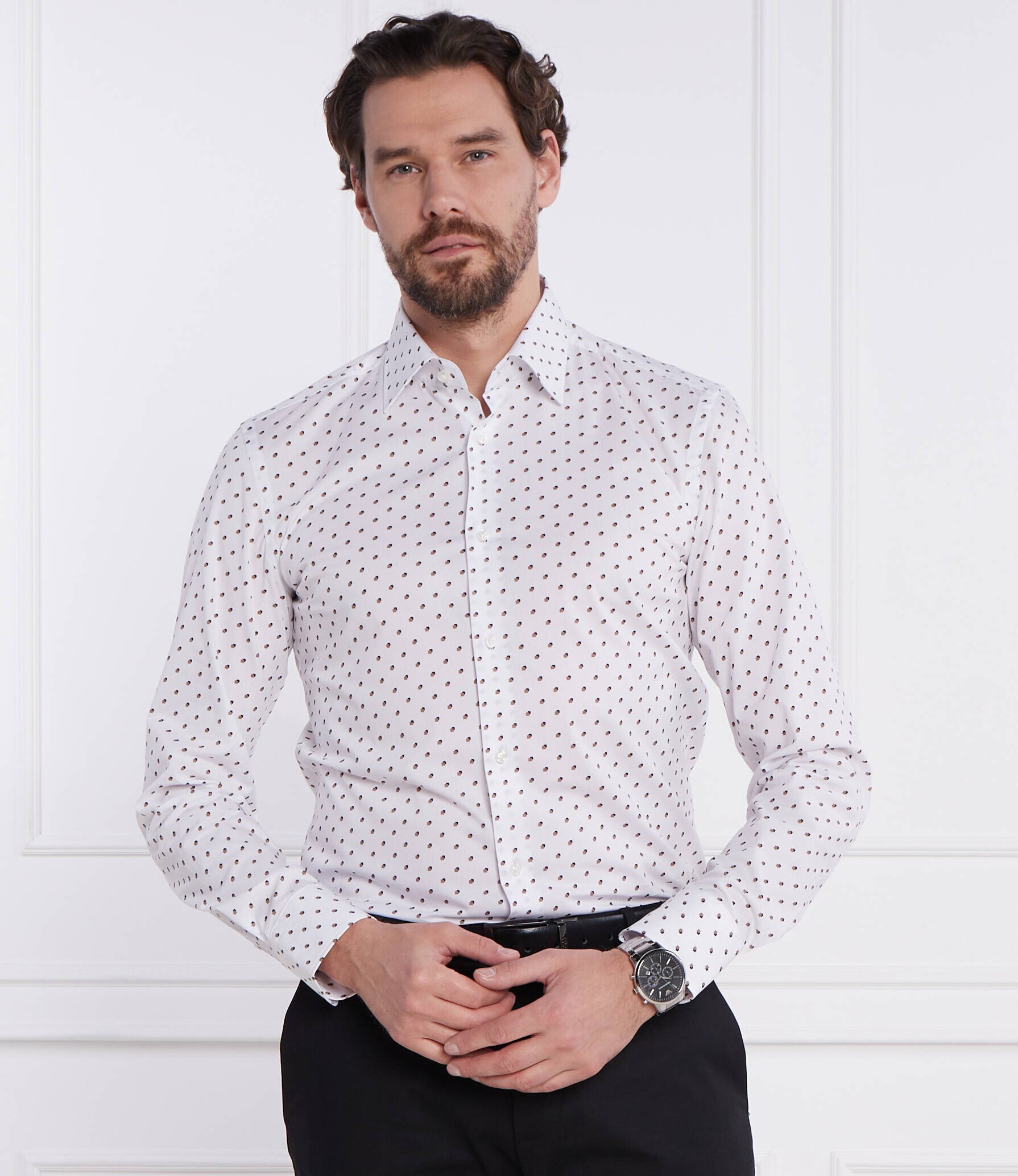 BOSS BLACK Cămașă H-HANK-kent-C1-214 | Slim Fit