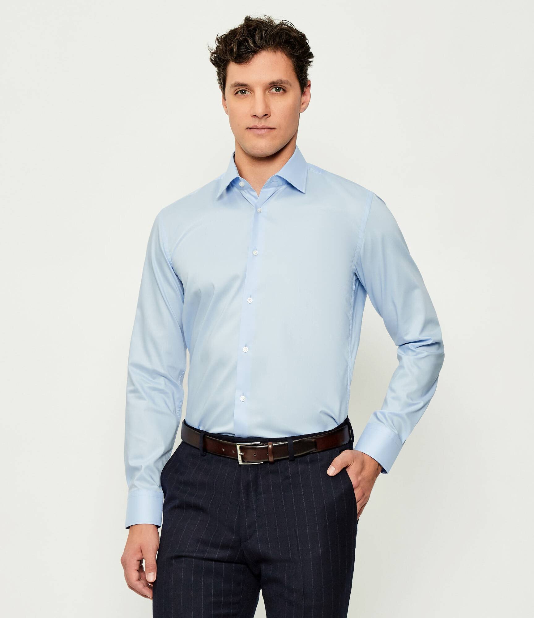 BOSS BLACK Cămașă H-HANK-kent-C1-214 | Slim Fit | easy iron