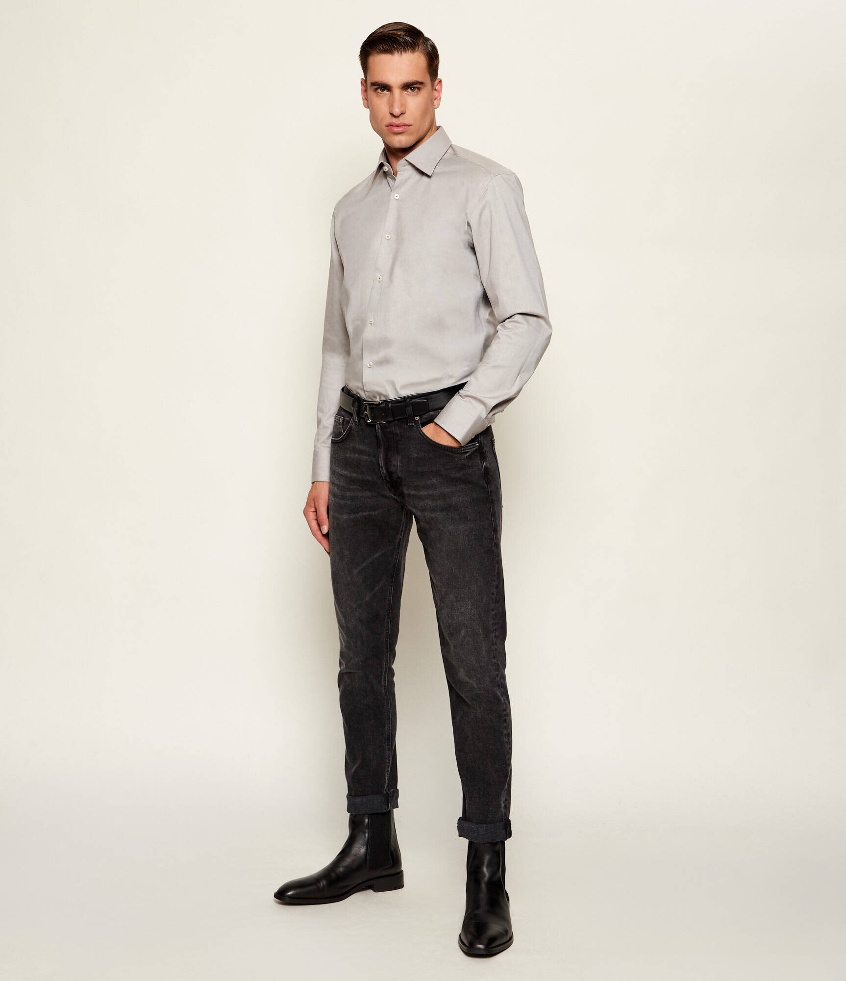 BOSS BLACK Cămașă H-HANK-kent-C1-214 | Slim Fit | easy iron