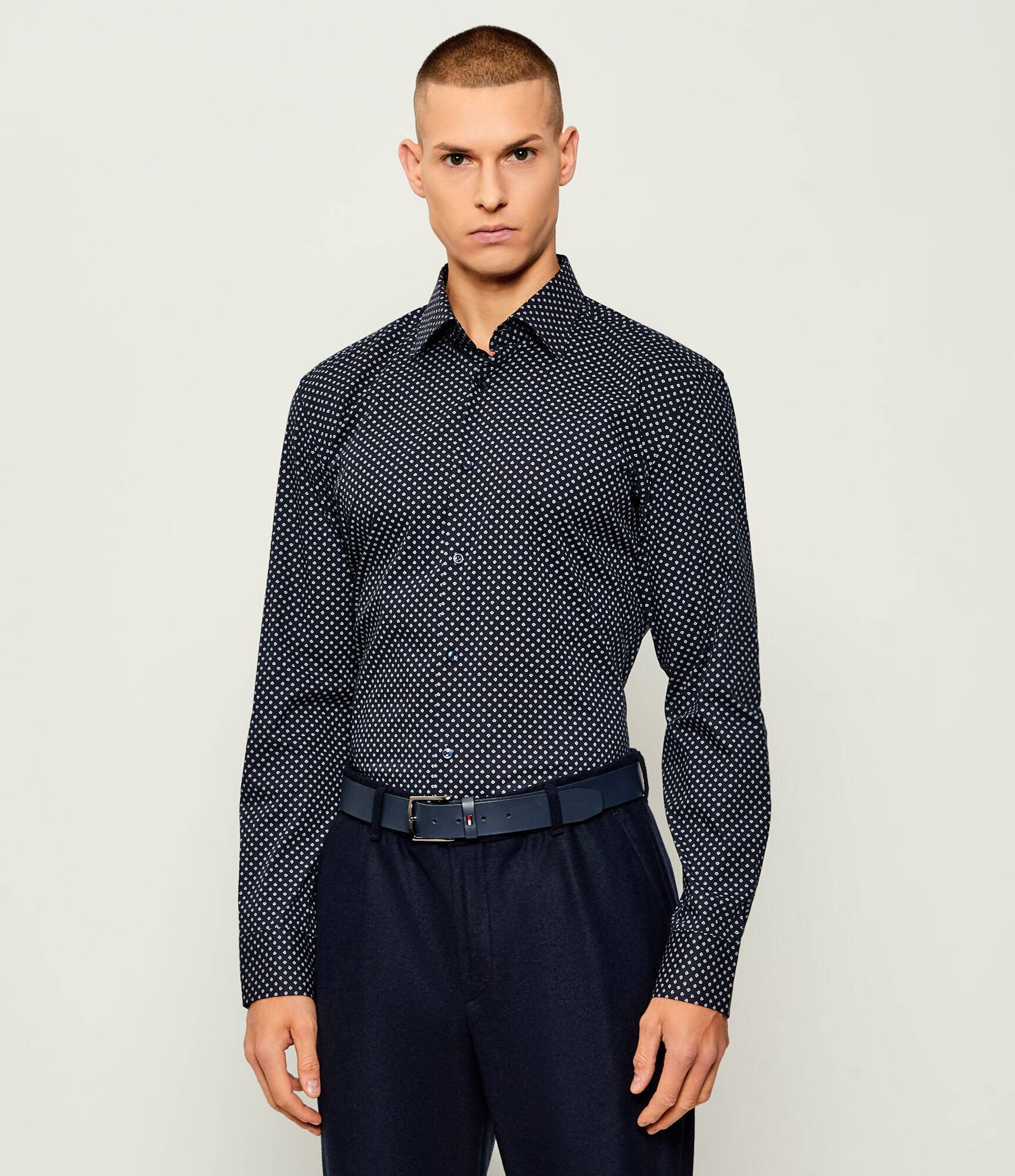 BOSS BLACK Cămașă H-Hank-kent-C1-214 | Slim Fit | stretch