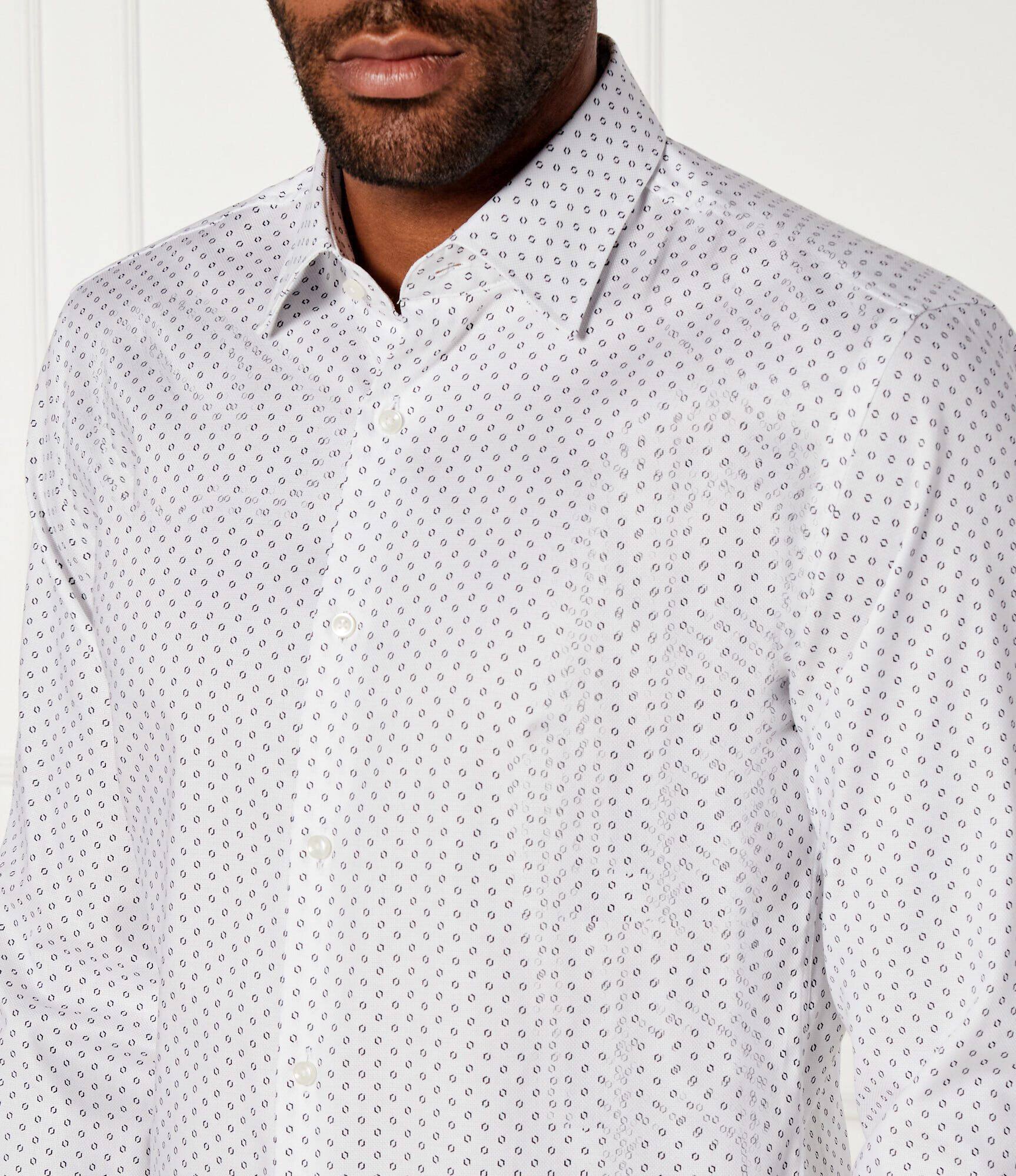 BOSS BLACK Cămașă H-HANK-kent-C1-214 | Slim Fit | stretch