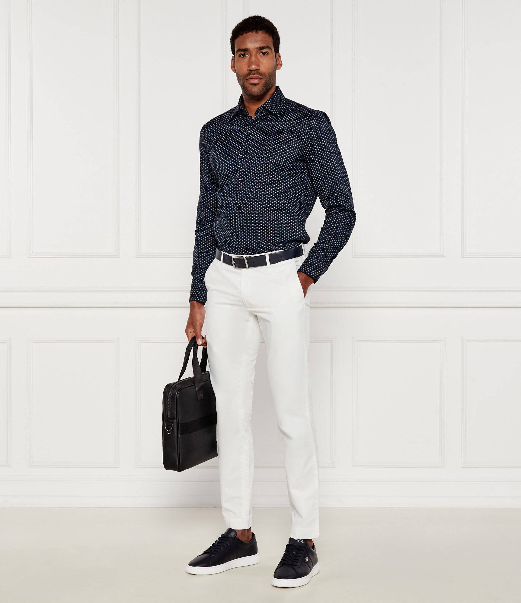 BOSS BLACK Cămașă H-HANK-kent-C1-214 | Slim Fit | stretch