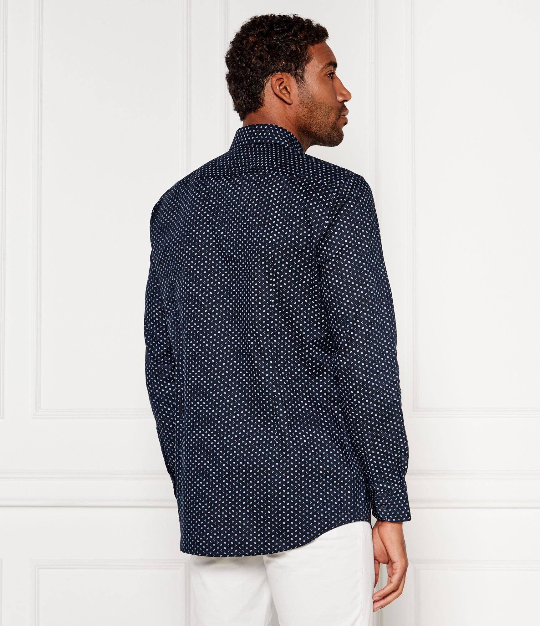 BOSS BLACK Cămașă H-HANK-kent-C1-214 | Slim Fit | stretch
