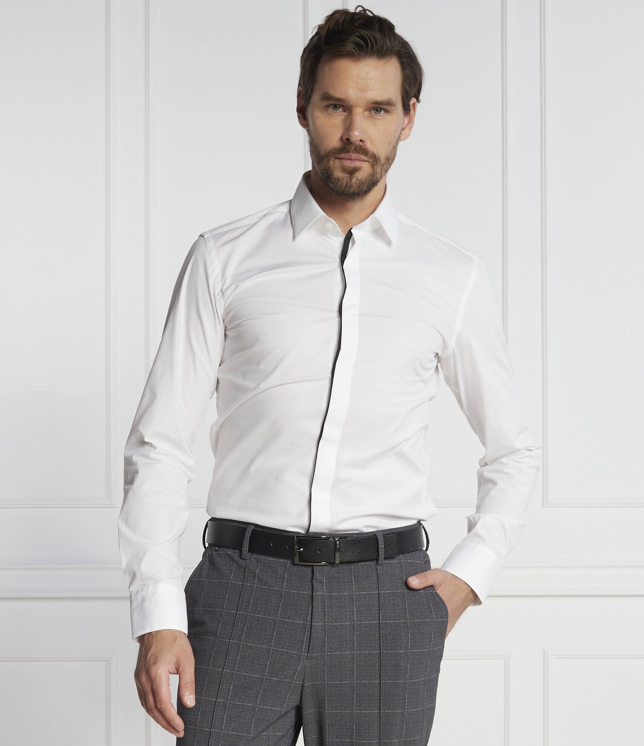 BOSS BLACK Cămașă H-HANK-party2 | Slim Fit | easy iron
