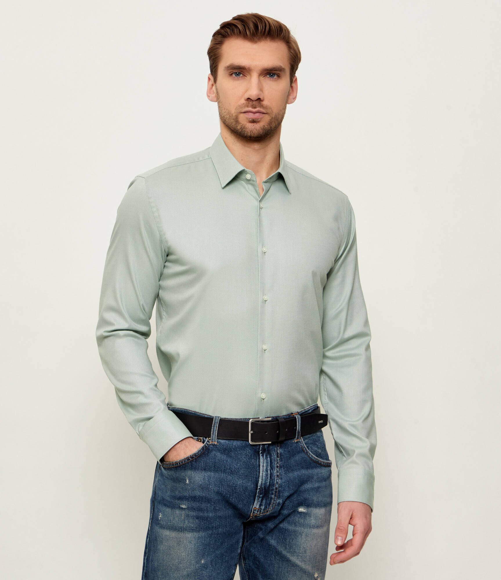 BOSS BLACK Cămașă H-HANK-s-kent-C1-232 | Slim Fit | easy iron