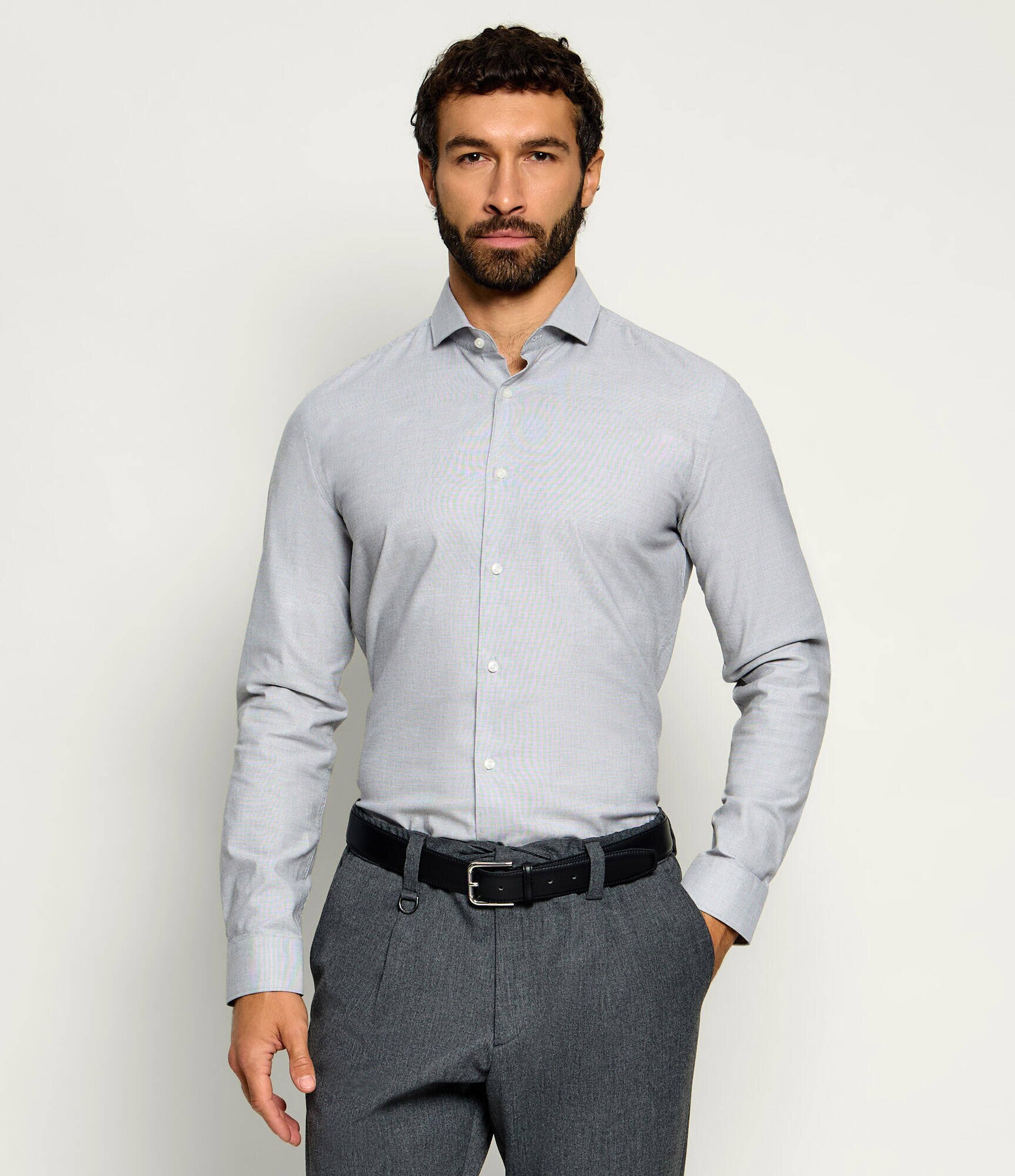 BOSS BLACK Cămașă H-Hank-S-SP-C1-263 | Slim Fit | stretch
