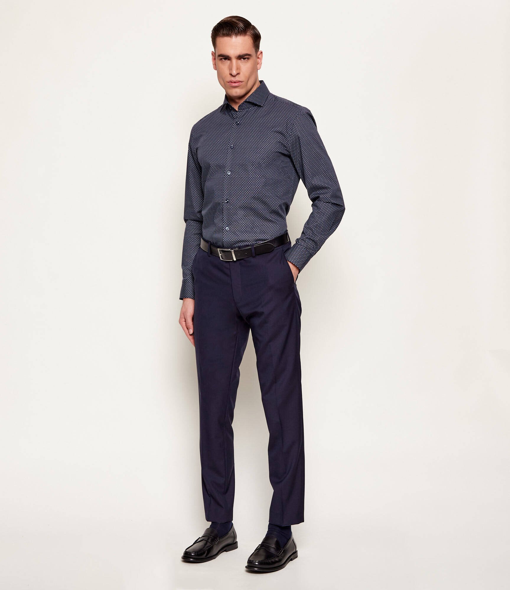 BOSS BLACK Cămașă H-HANK-SP-C1-261 | Slim Fit | stretch