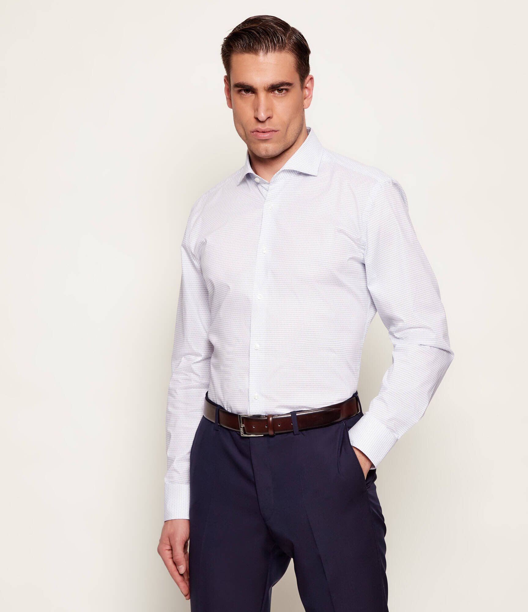 BOSS BLACK Cămașă H-HANK-SP-C1-261 | Slim Fit | stretch