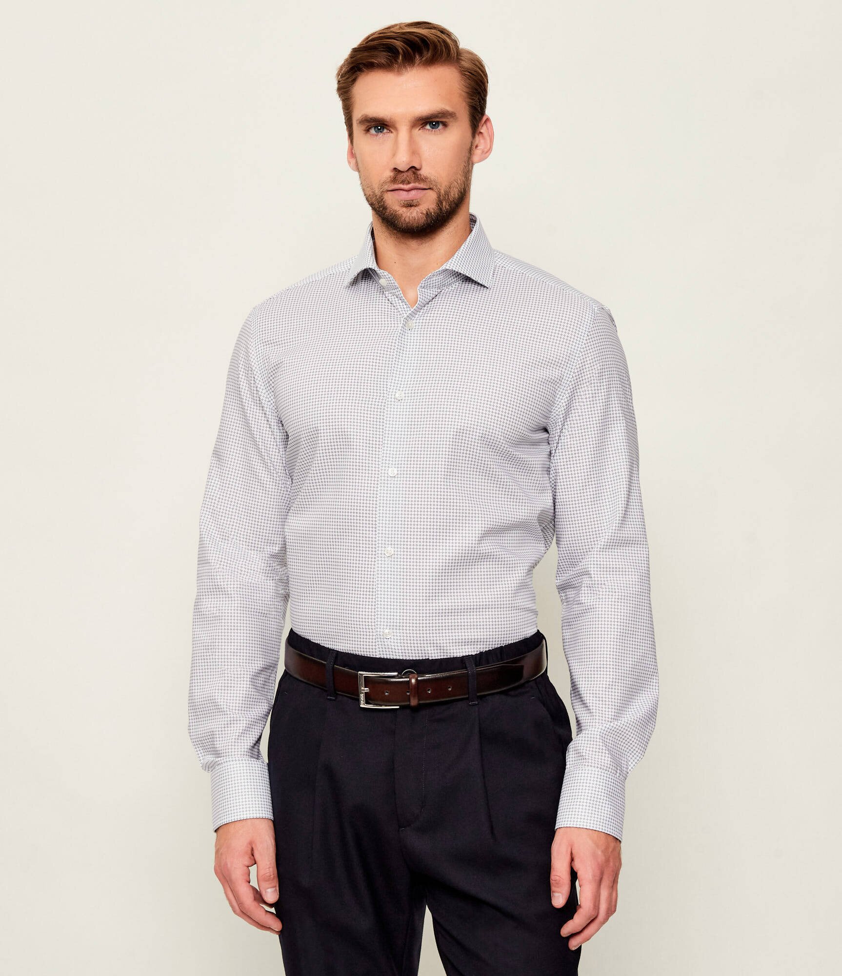 BOSS BLACK Cămașă H-HANK-spr-B1-C1-253 | Slim Fit
