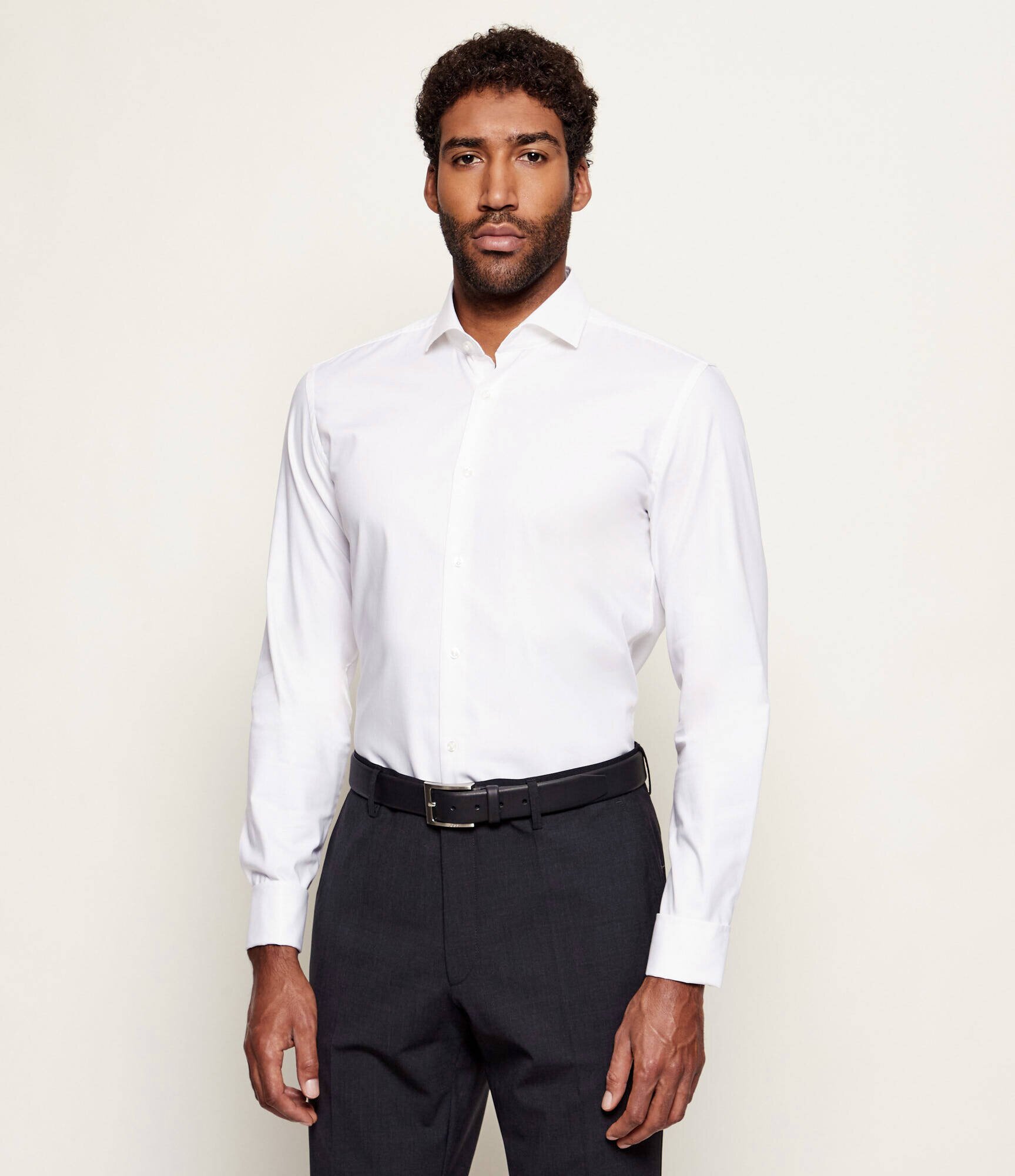 BOSS BLACK Cămașă H-HANK-spread-DC-214 | Slim Fit
