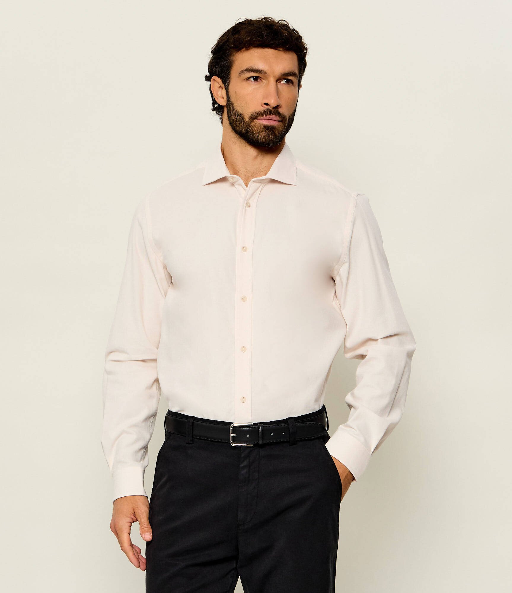 BOSS BLACK Cămașă H-Liam-SP-C1-264 | regular fit | catifea reiată