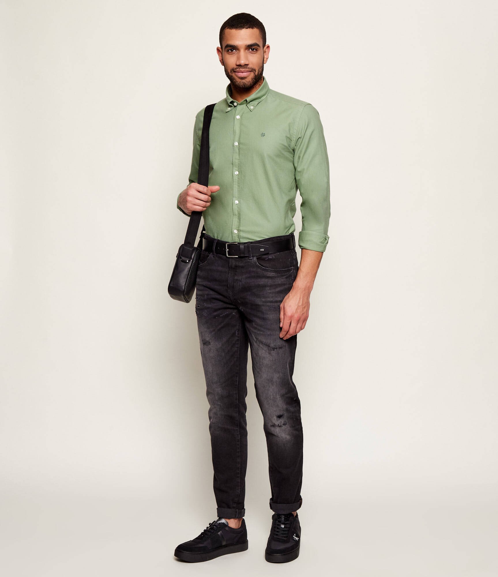 BOSS BLACK Cămașă H-Roan-Bd-E-C1-261 | Slim Fit