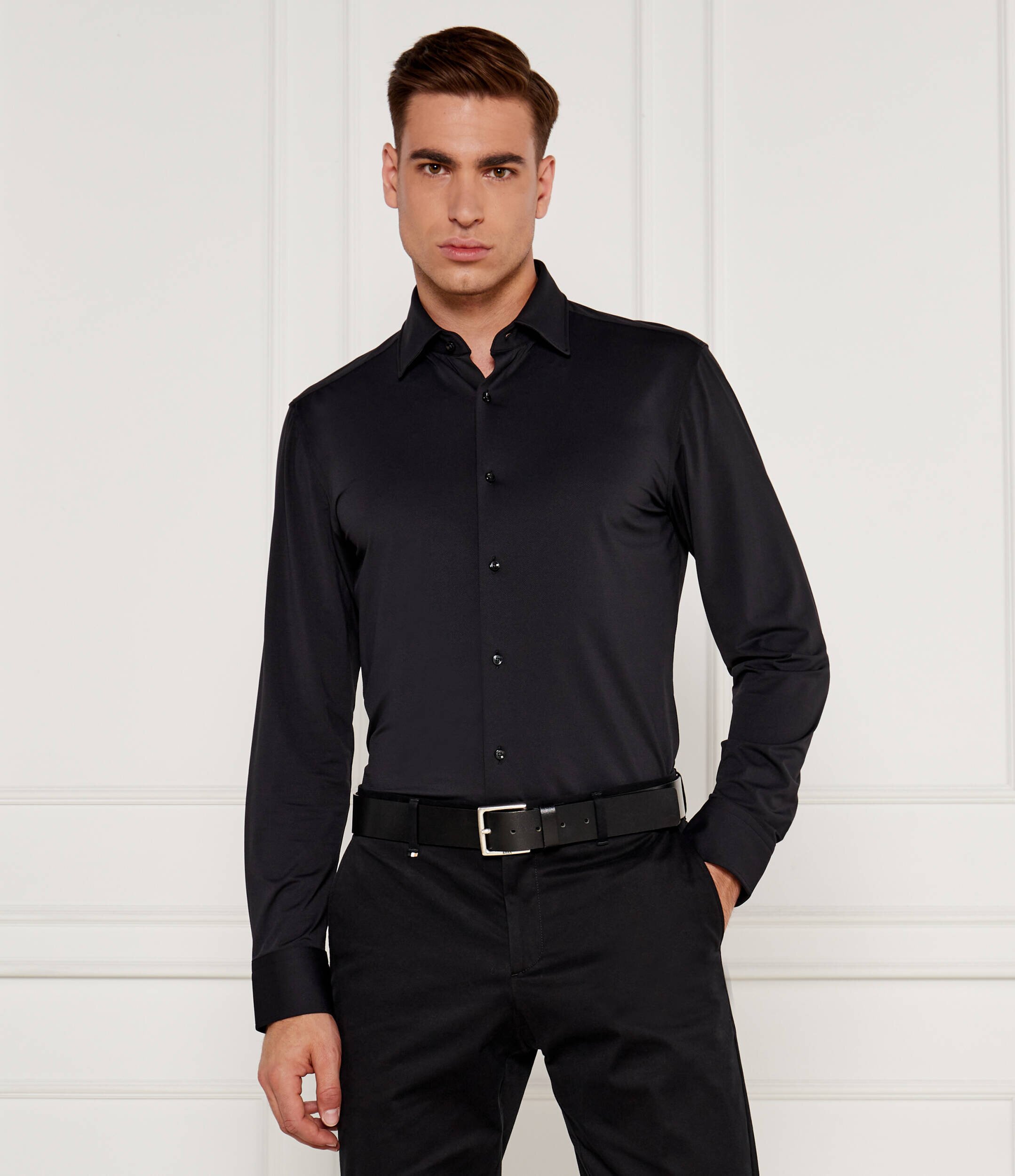 BOSS BLACK Cămașă P-HANK-kent-C1-222 | Slim Fit