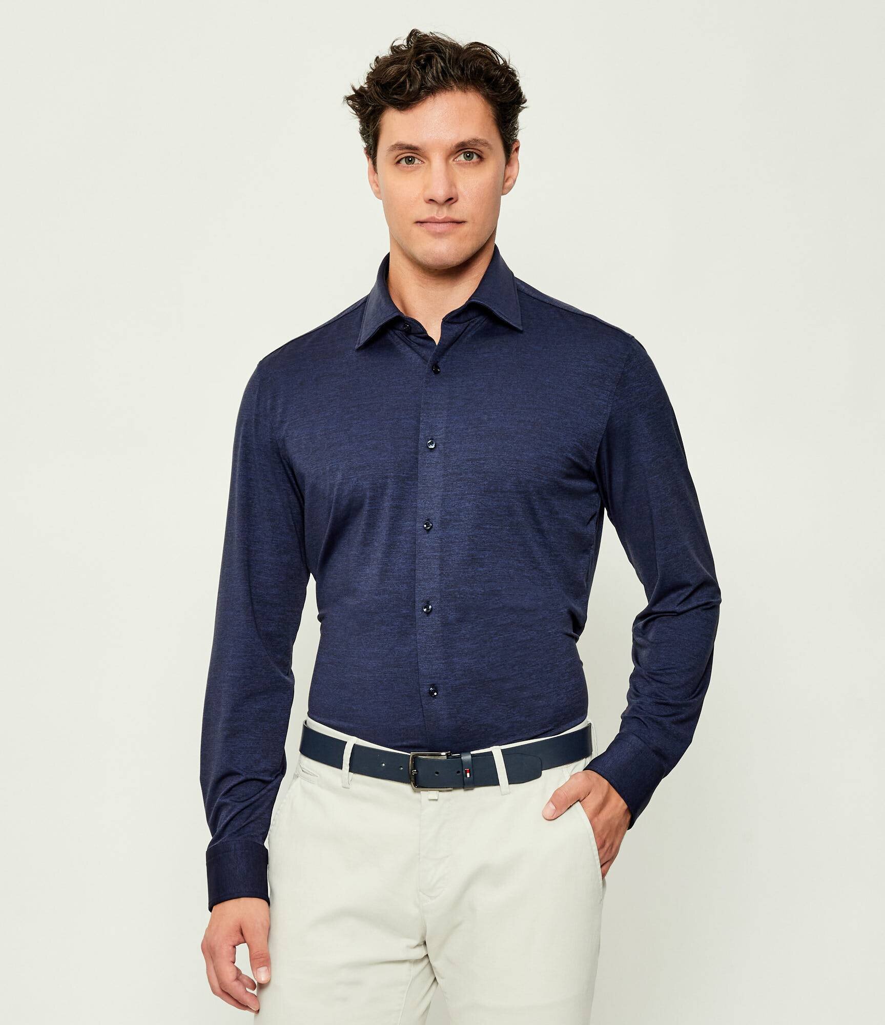 BOSS BLACK Cămașă P-HANK-kent-C1-222 | Slim Fit