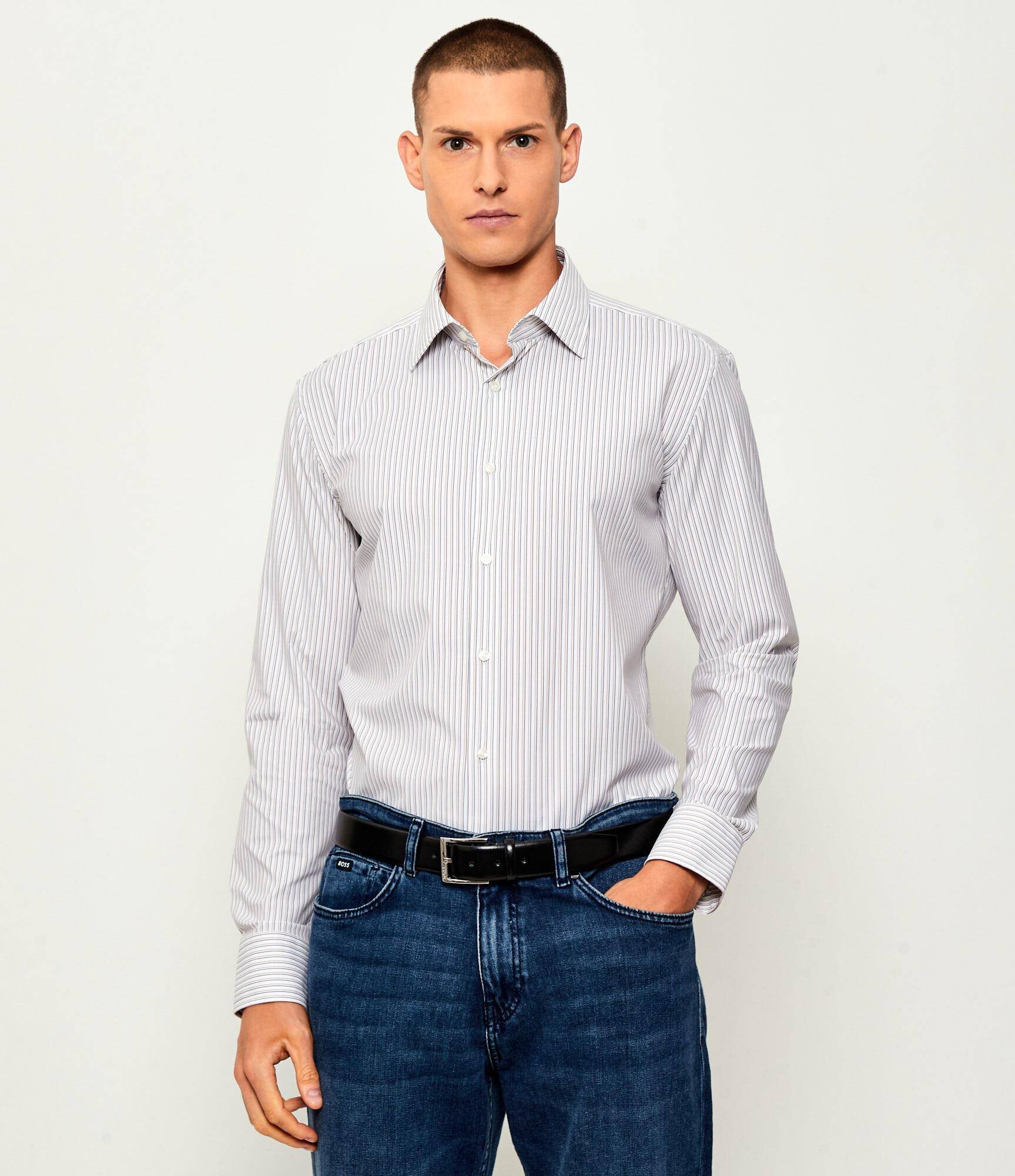 BOSS BLACK Cămașă P-HANK-kent-C1-222 | Slim Fit