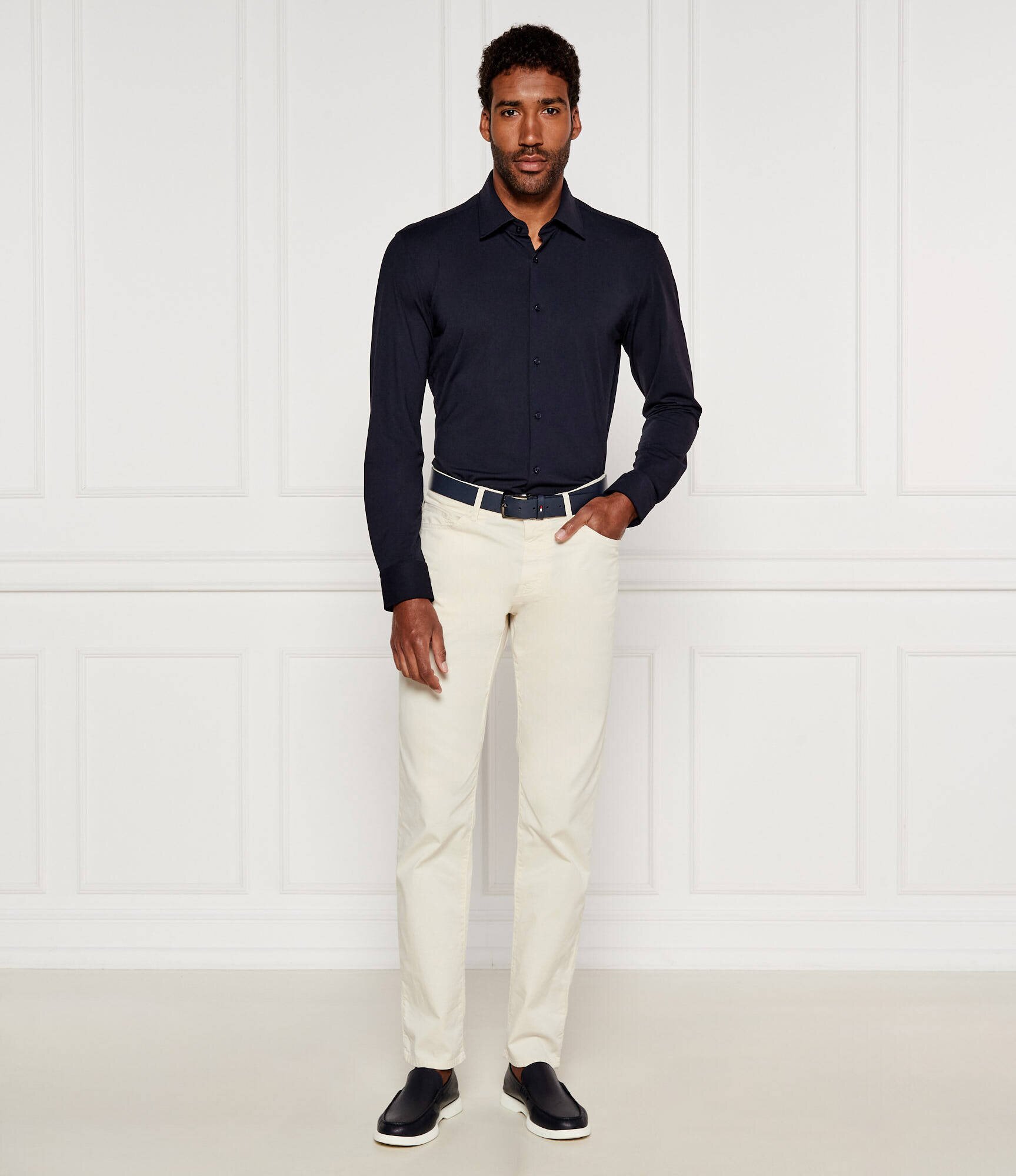 BOSS BLACK Cămașă P-HANK-kent-C1-222 | Slim Fit