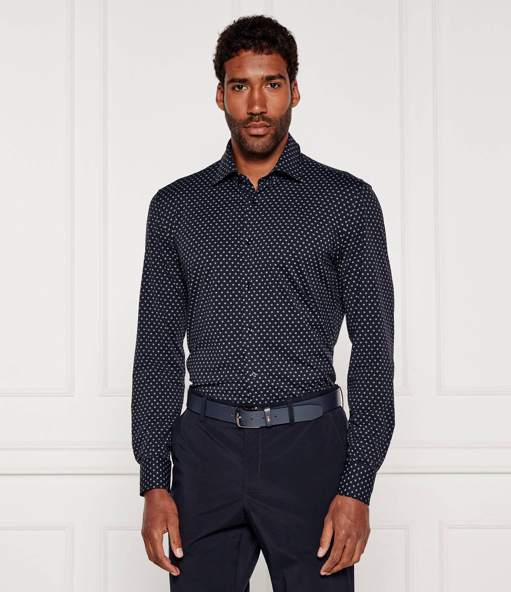 BOSS BLACK Cămașă P-HANK-kent-C1-222 | Slim Fit