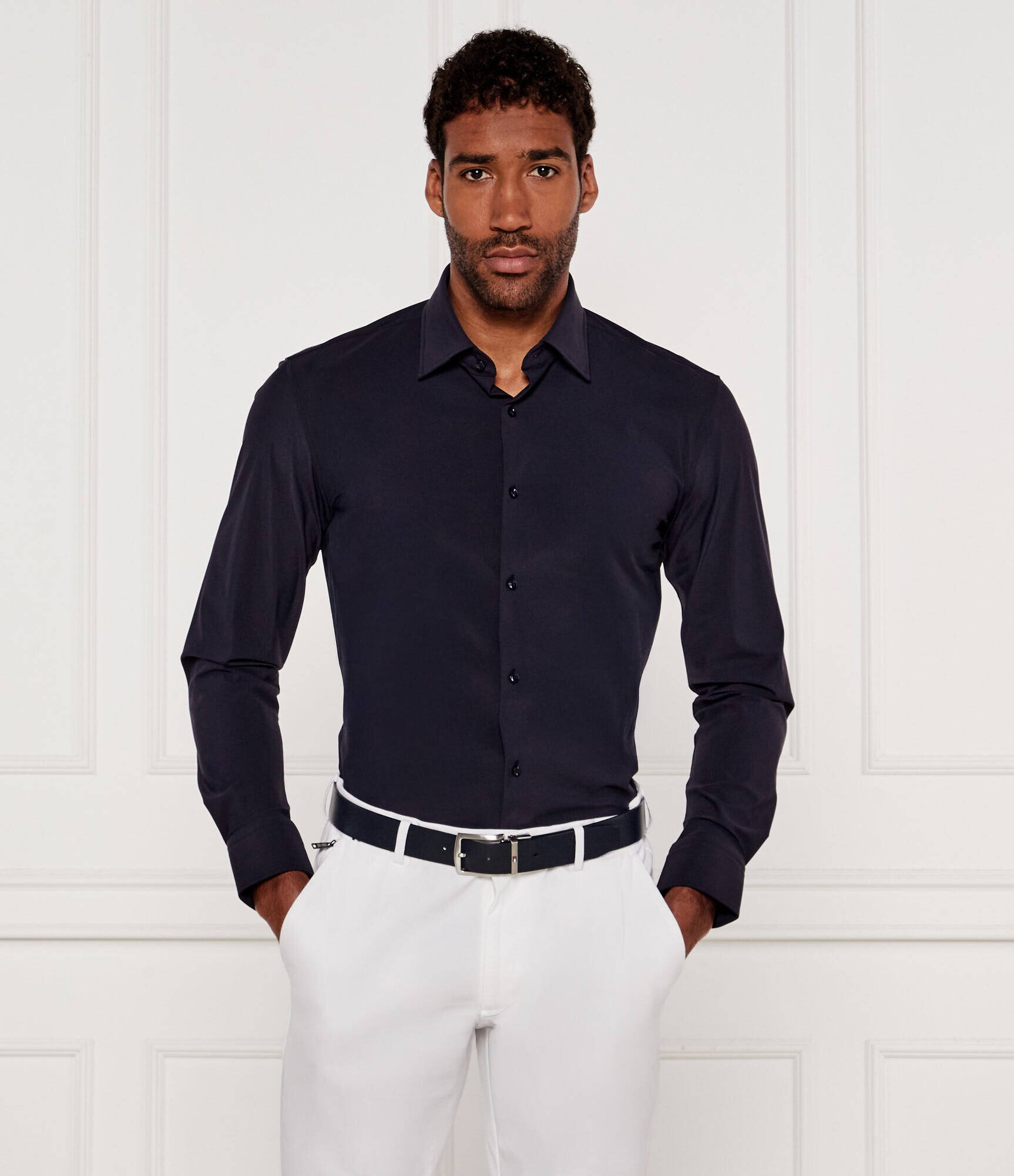 BOSS BLACK Cămașă P-HANK-kent-C1-222 | Slim Fit