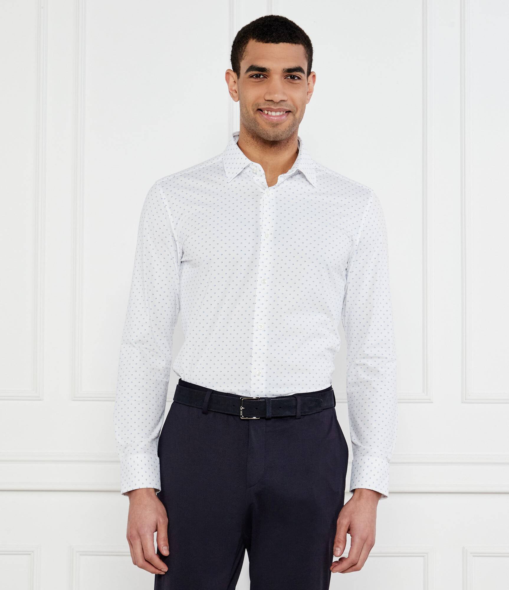 BOSS BLACK Cămașă P-HANK-kent-C1-222 | Slim Fit