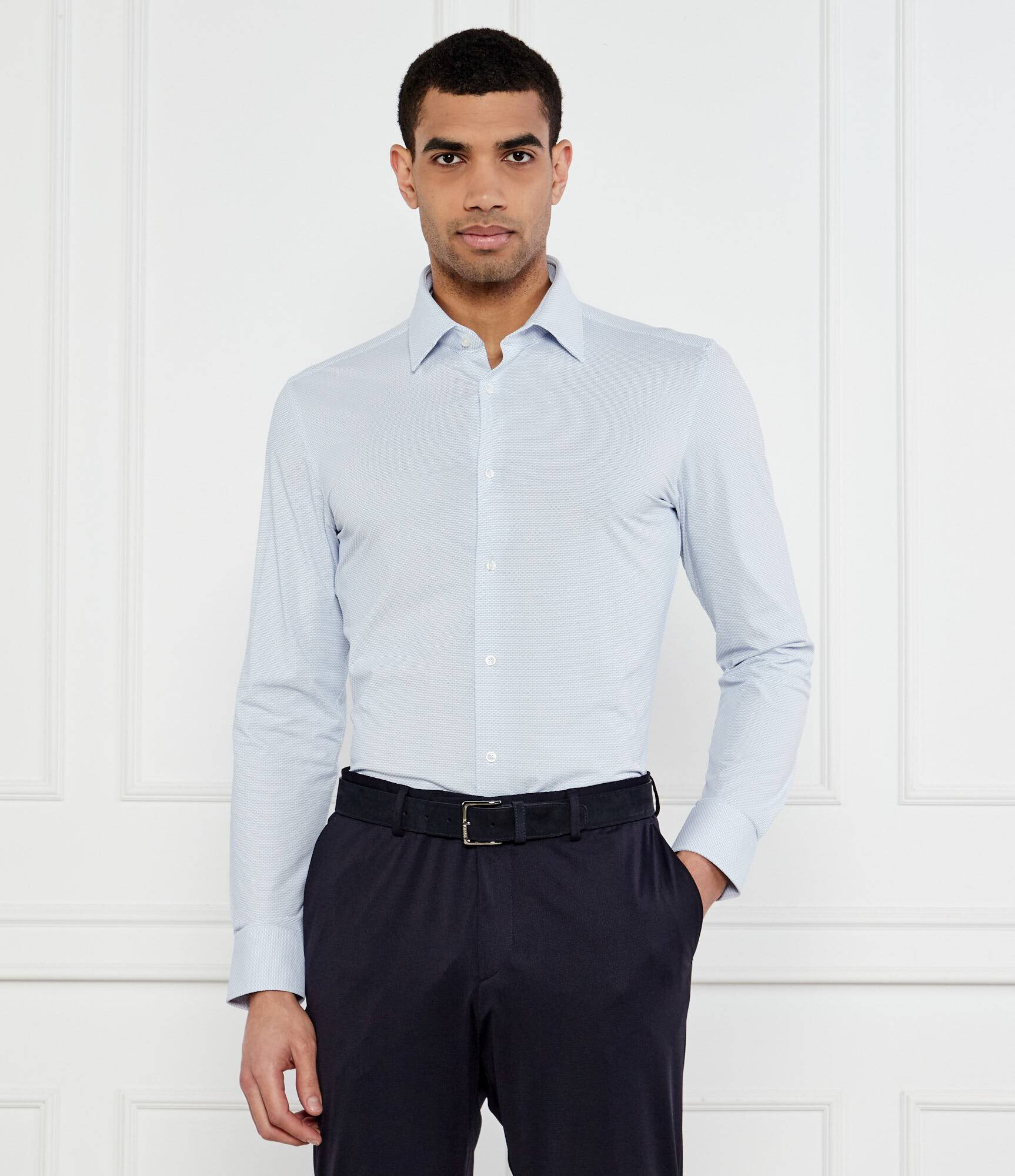BOSS BLACK Cămașă P-HANK-kent-C1-222 | Slim Fit