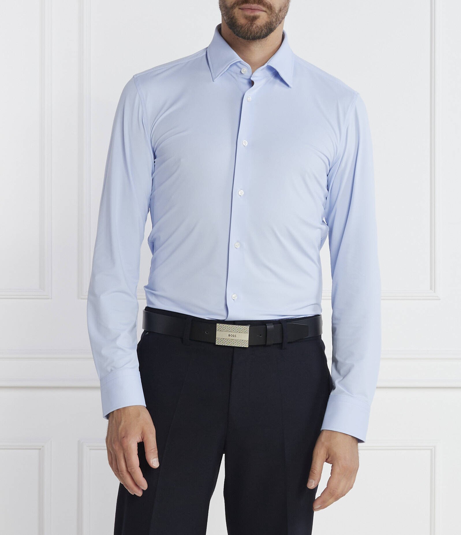 BOSS BLACK Cămașă P-HANK-kent-C1-222 | Slim Fit