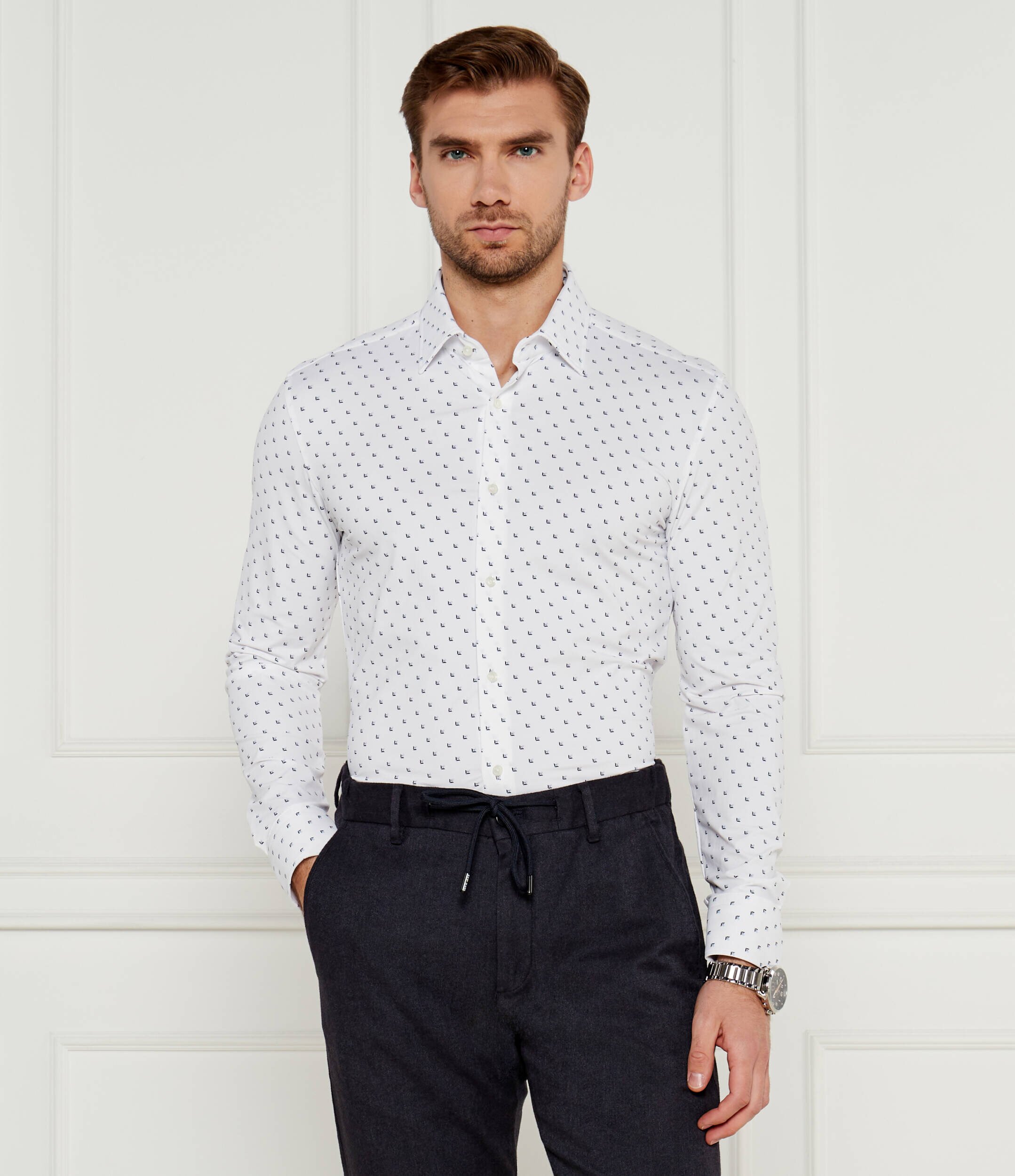 BOSS BLACK Cămașă P-HANK-kent | Slim Fit